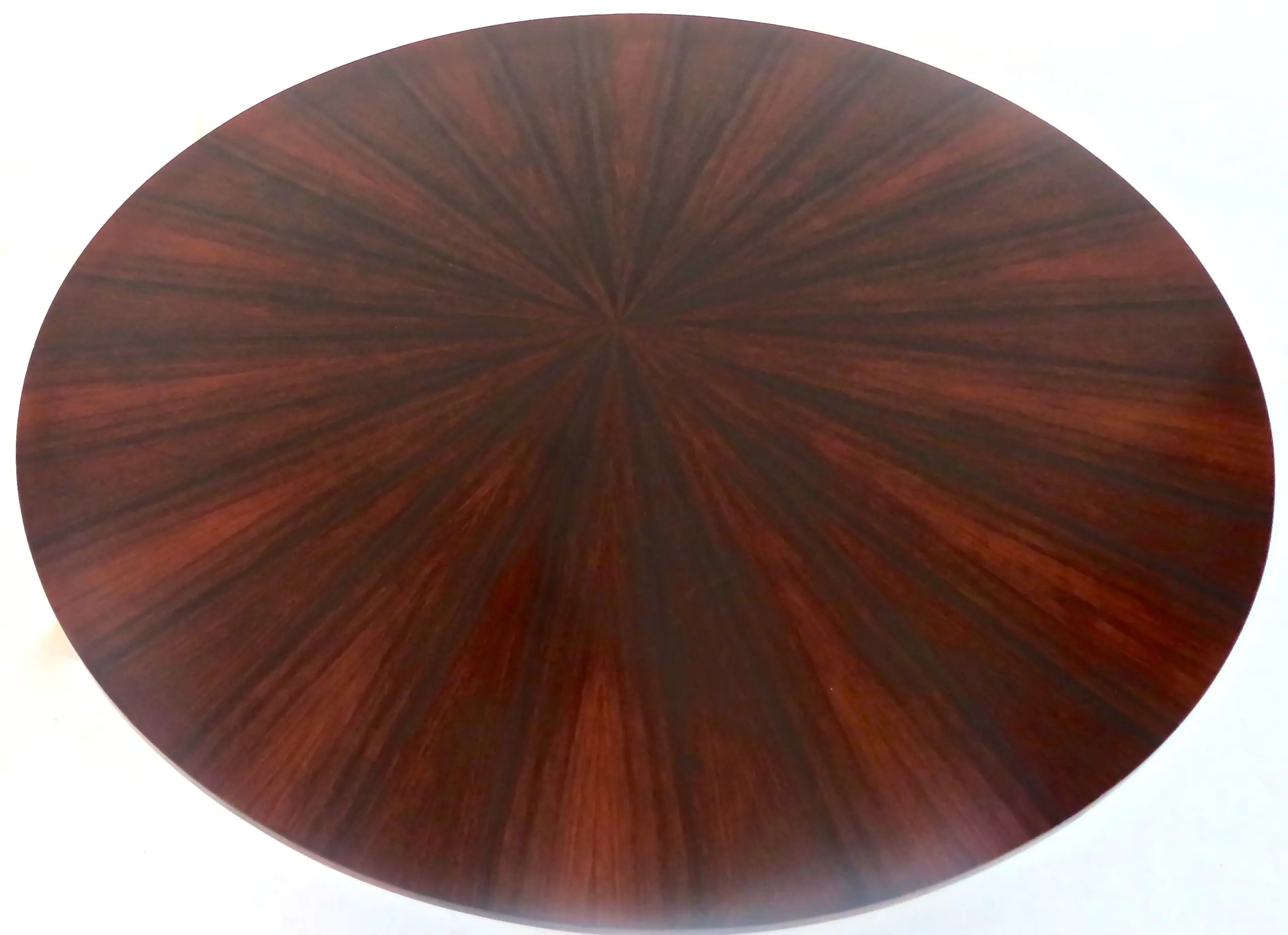 Rare large round mahogany coffee table attr. Paolo Buffa,1940 — photo 4