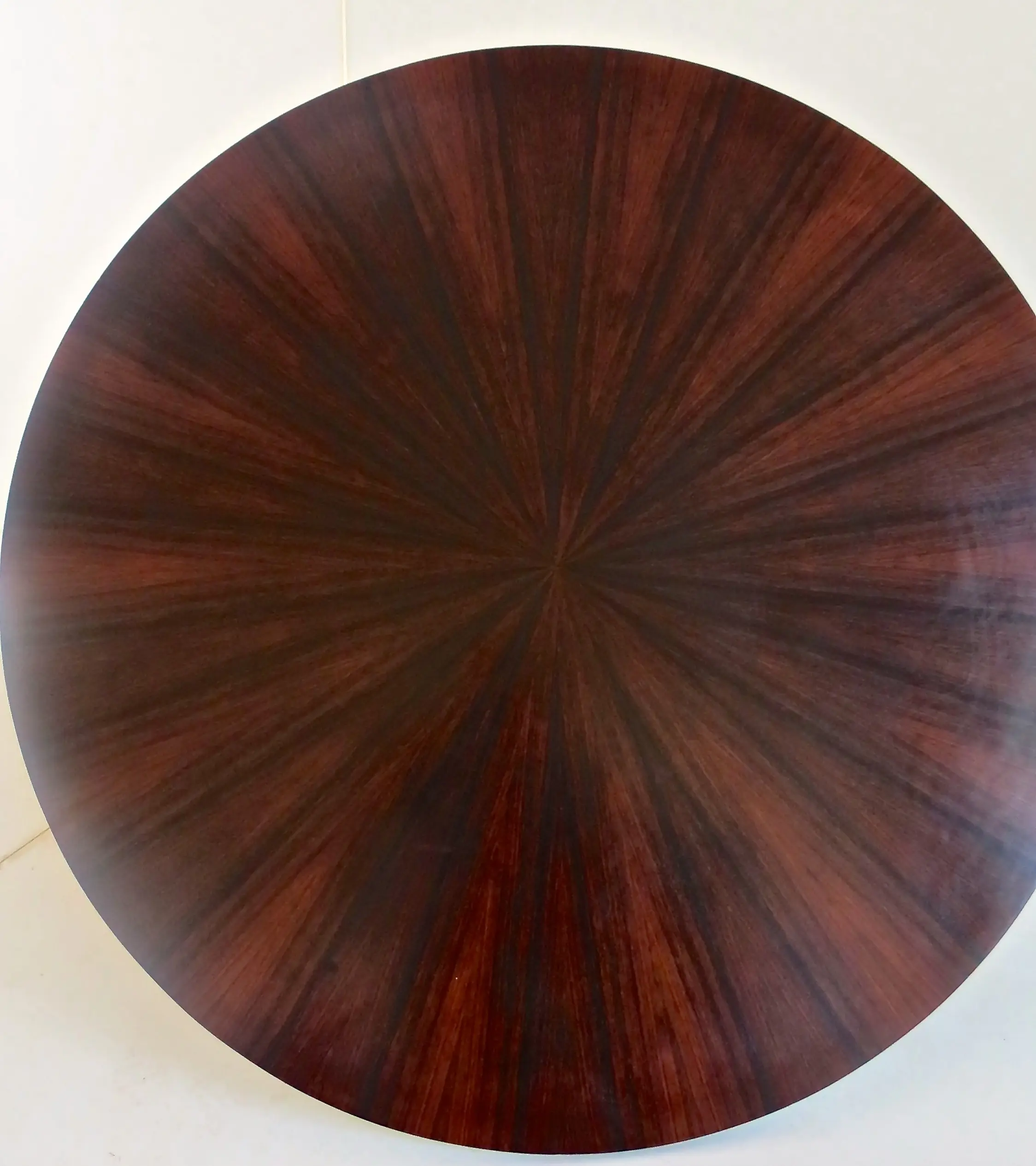Rare large round mahogany coffee table attr. Paolo Buffa,1940 — photo 16
