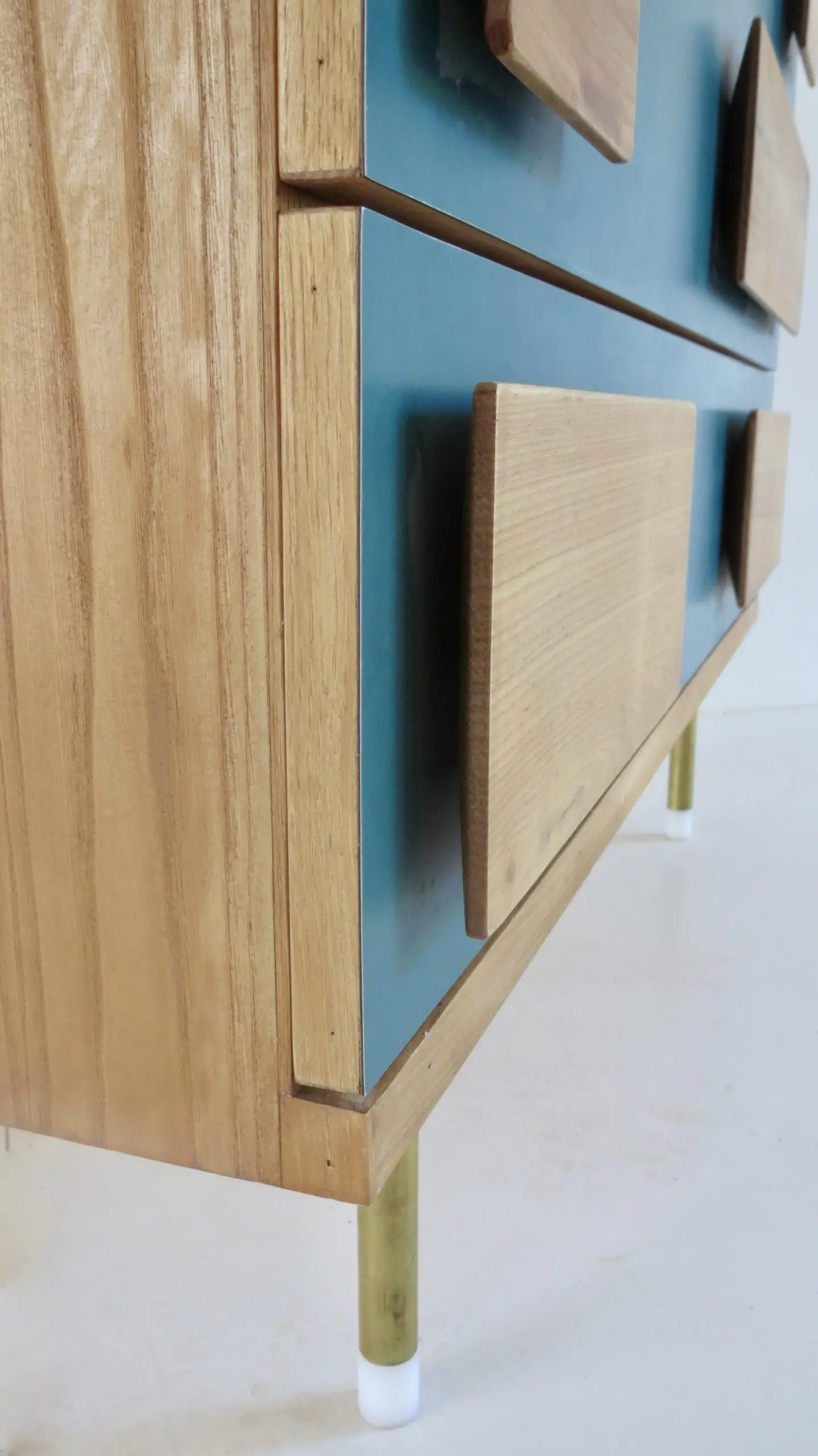 Gio Ponti Three Drawers Green Cabinet from Hotel Parco dei Principi, Rome, 1964 — photo 4