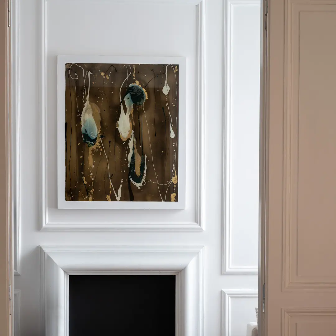 Lucio Fontana "Concetto Spaziale" Oil and Mixed-Media on Glass, 1953 — image 3
