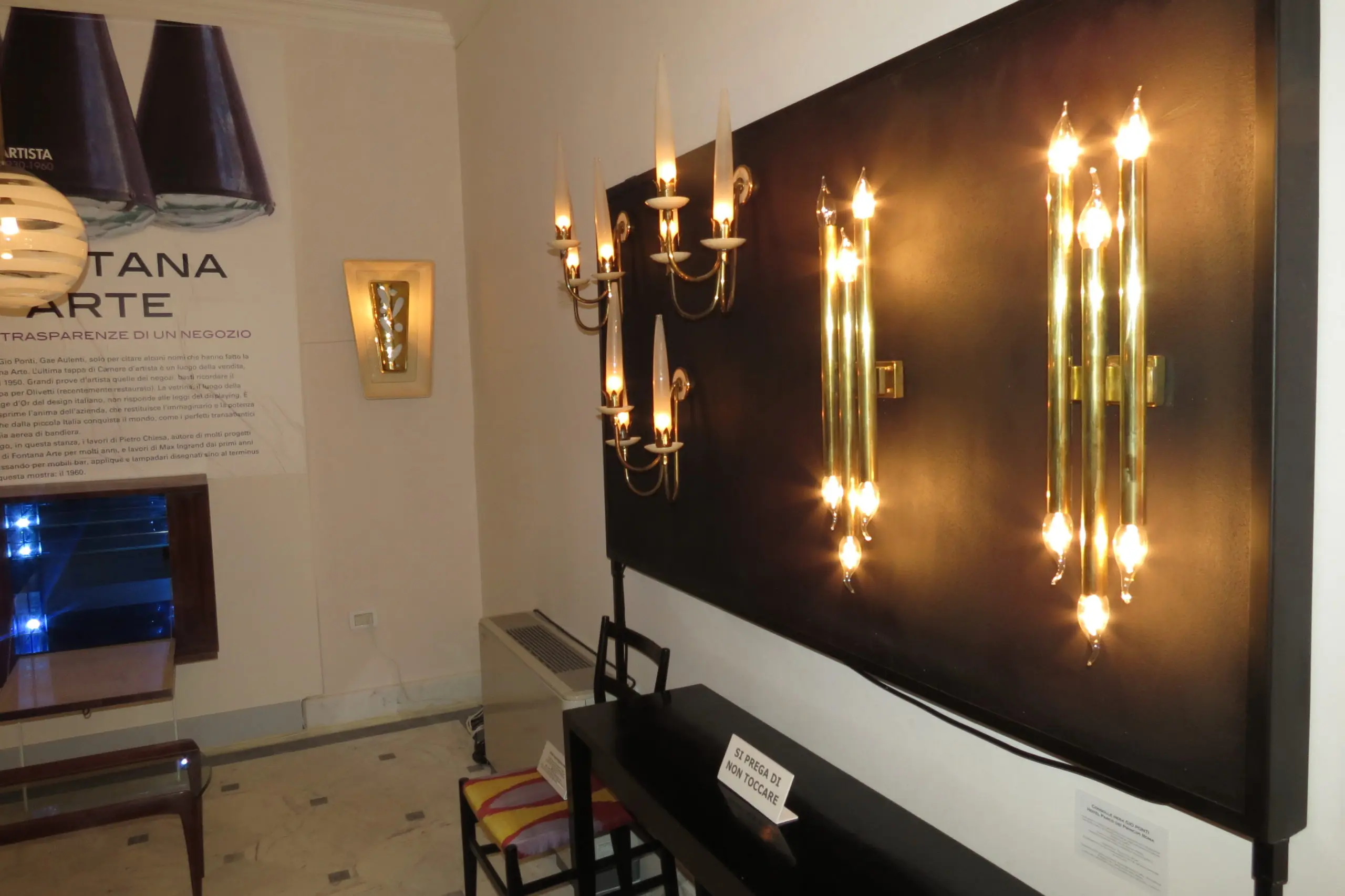 Rare Set of Three Angelo Lelli Wall Lights,1950 — photo 6