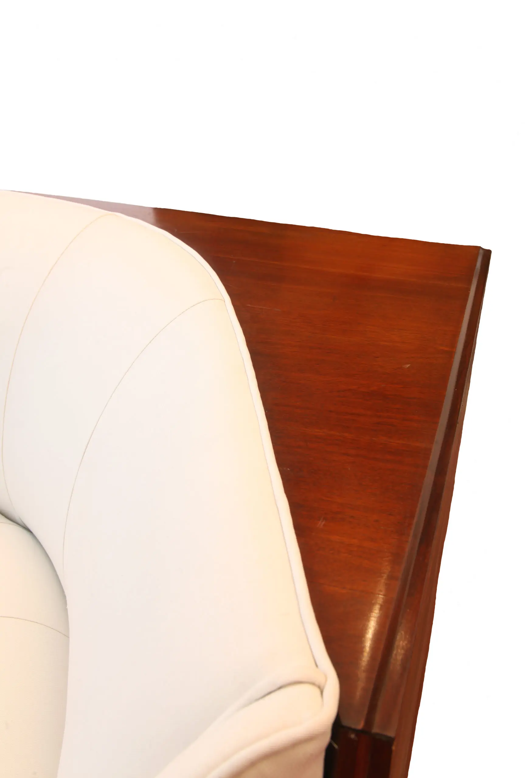 Important Italian Wall Unit, Large Curved Sofa and Shelfs by Dassi, 1950 — photo 8