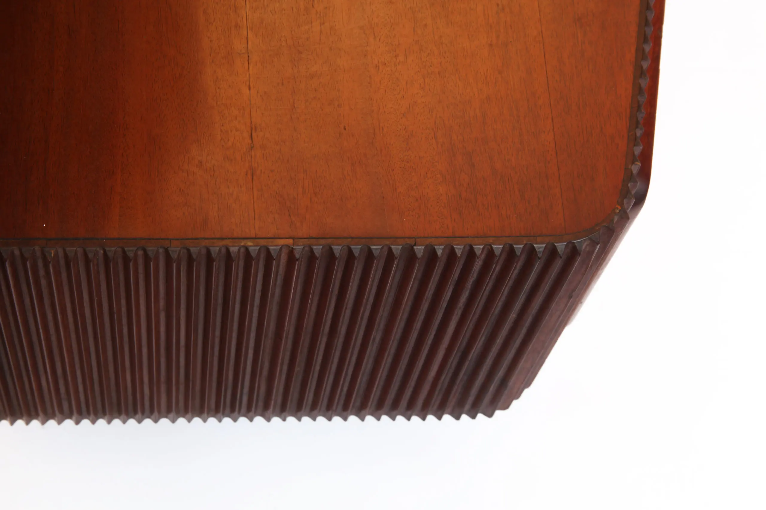 Important Italian Wall Unit, Large Curved Sofa and Shelfs by Dassi, 1950 — photo 14