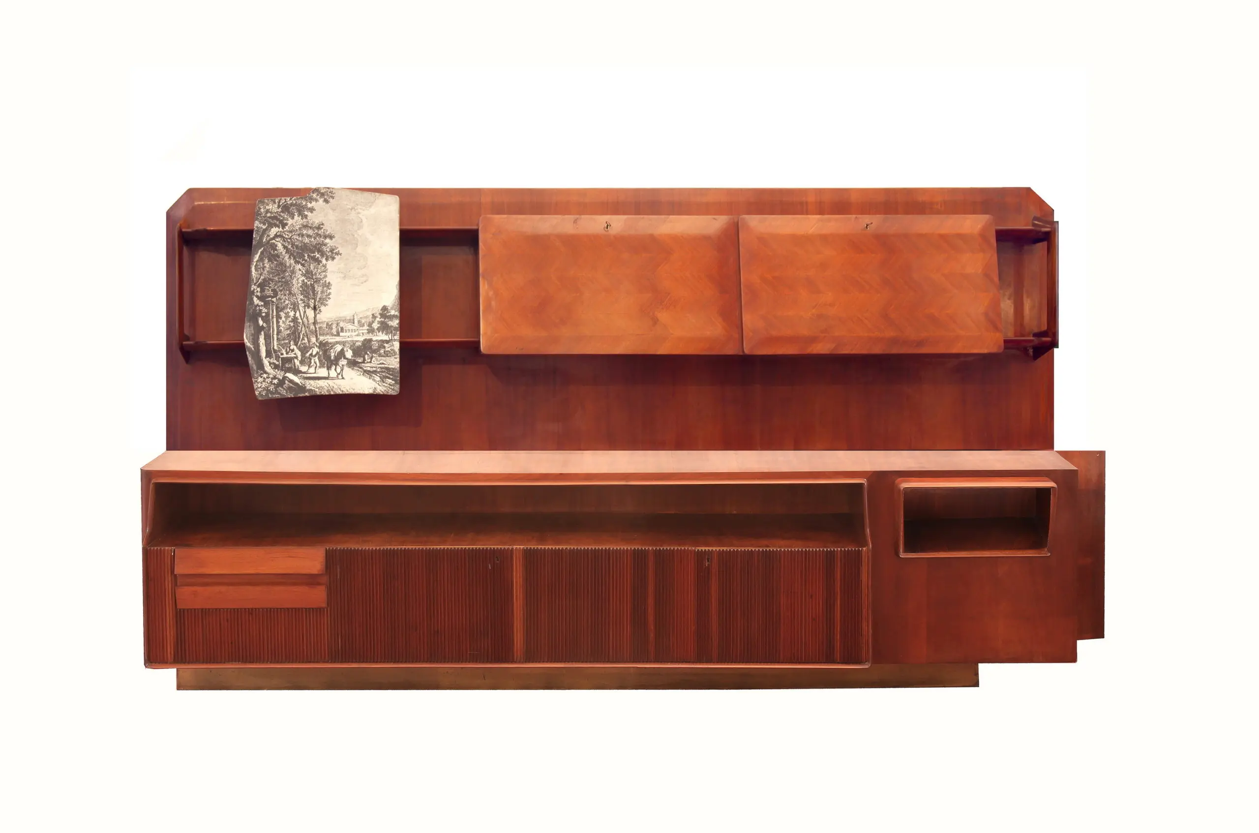 Large Dassi Wall Unit cabinet , 1950 — photo 20