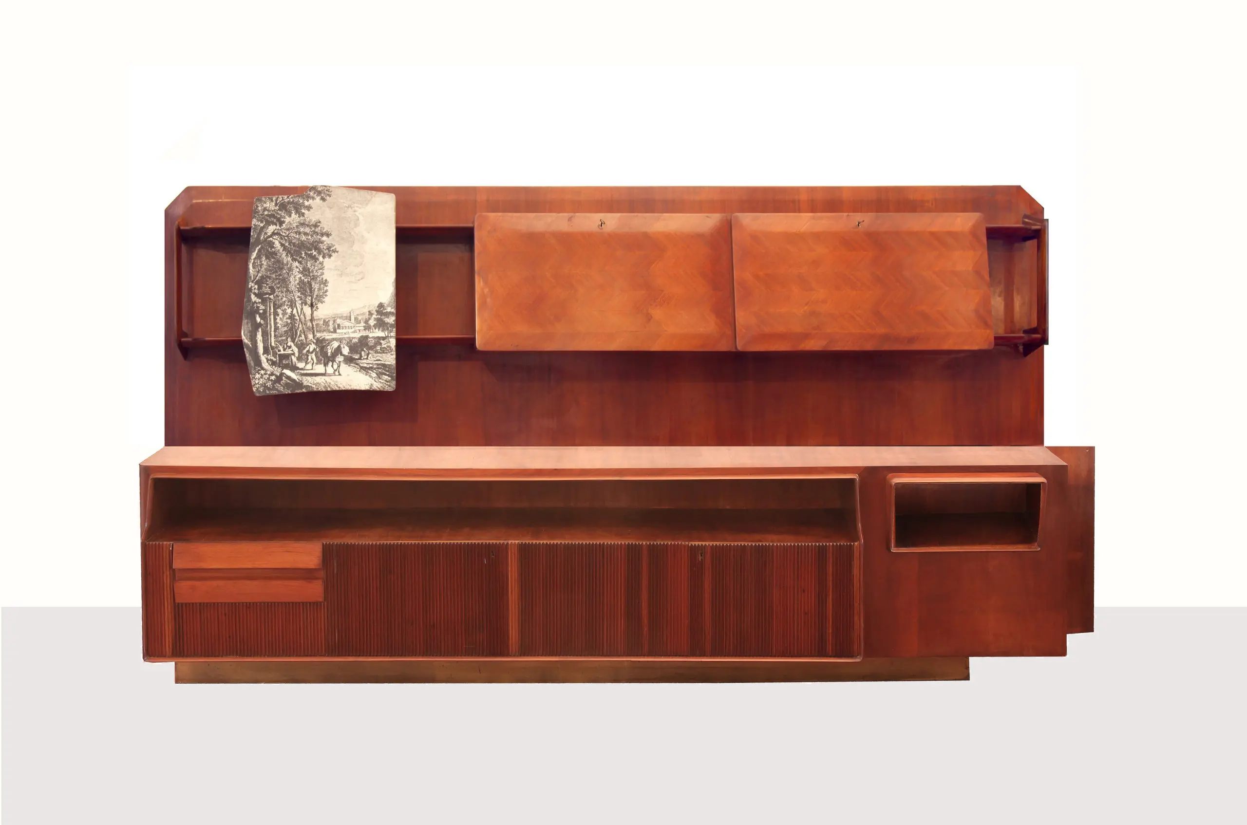 Large Dassi Wall Unit cabinet , 1950 — photo 29