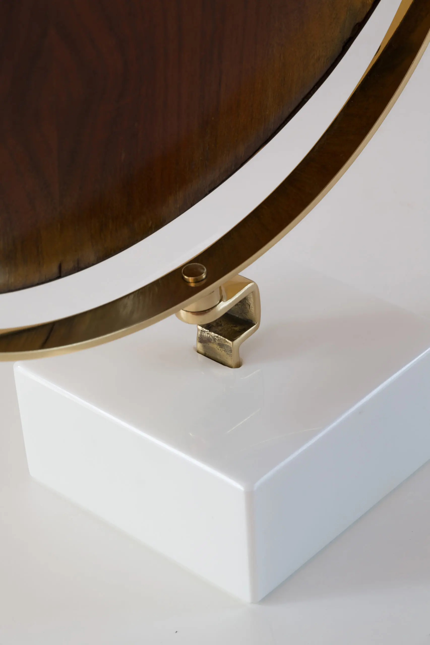GIO PONTI vanity mirror "Fontana Arte" on white Carrara marble block,1955 — photo 8