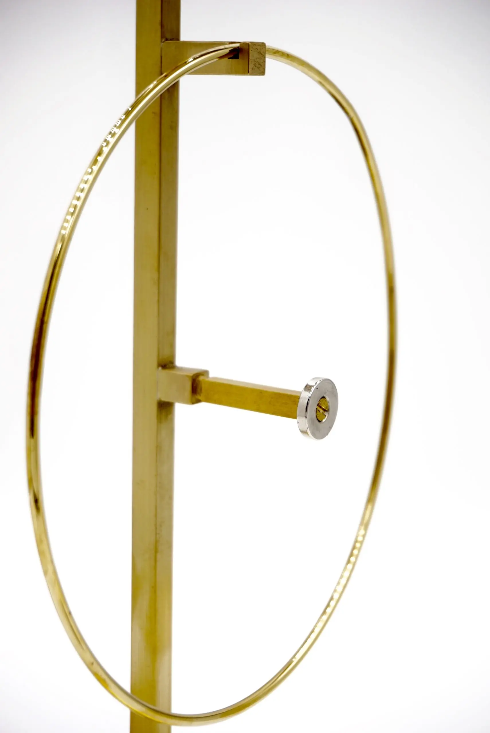"Masterpieces of light" brass table lamp with Van Vianen copper sculpture XVII° — photo 10