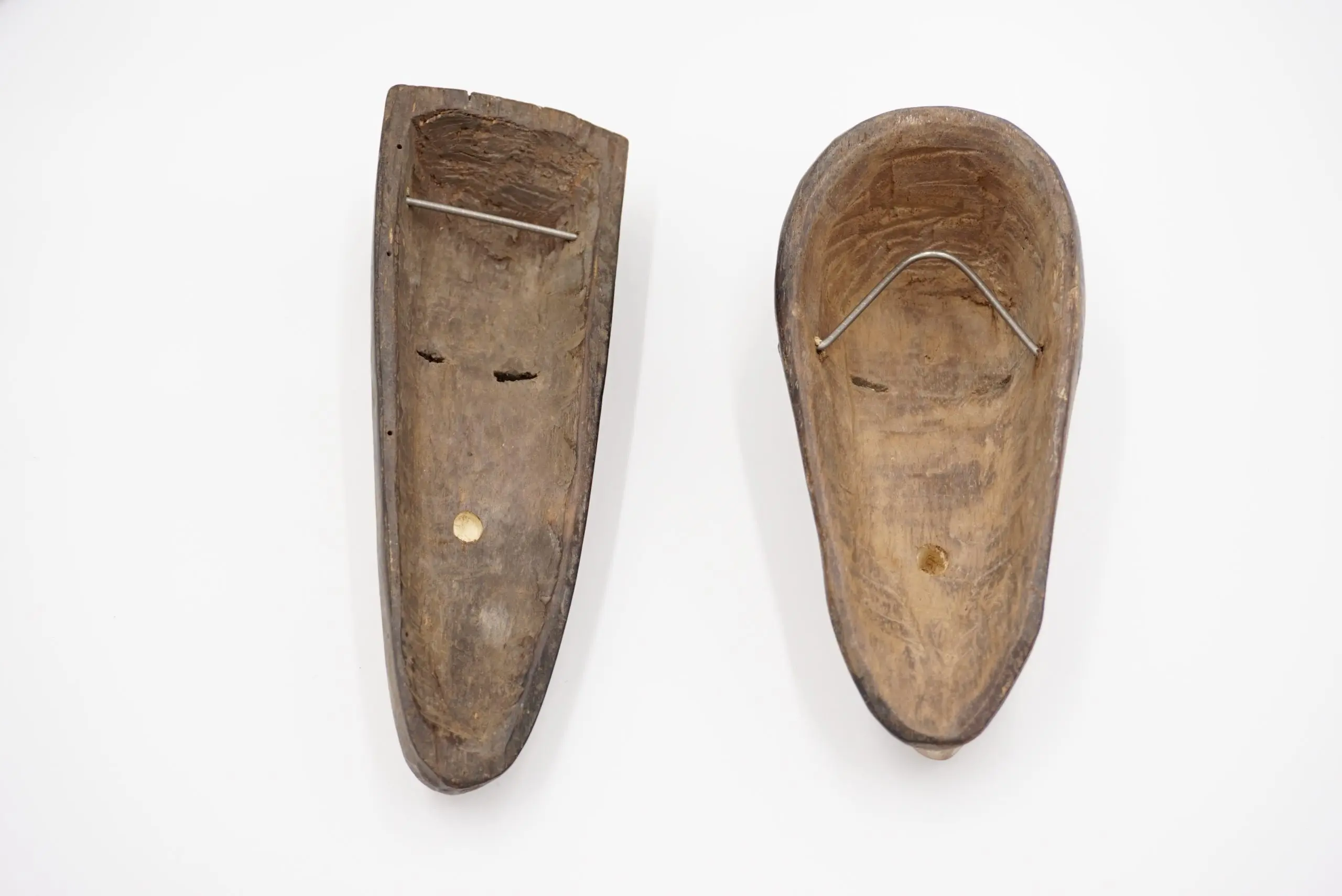 "Masterpieces of Light" pair of cubist table lamps with Fang Ngil masks, 1910 — photo 20