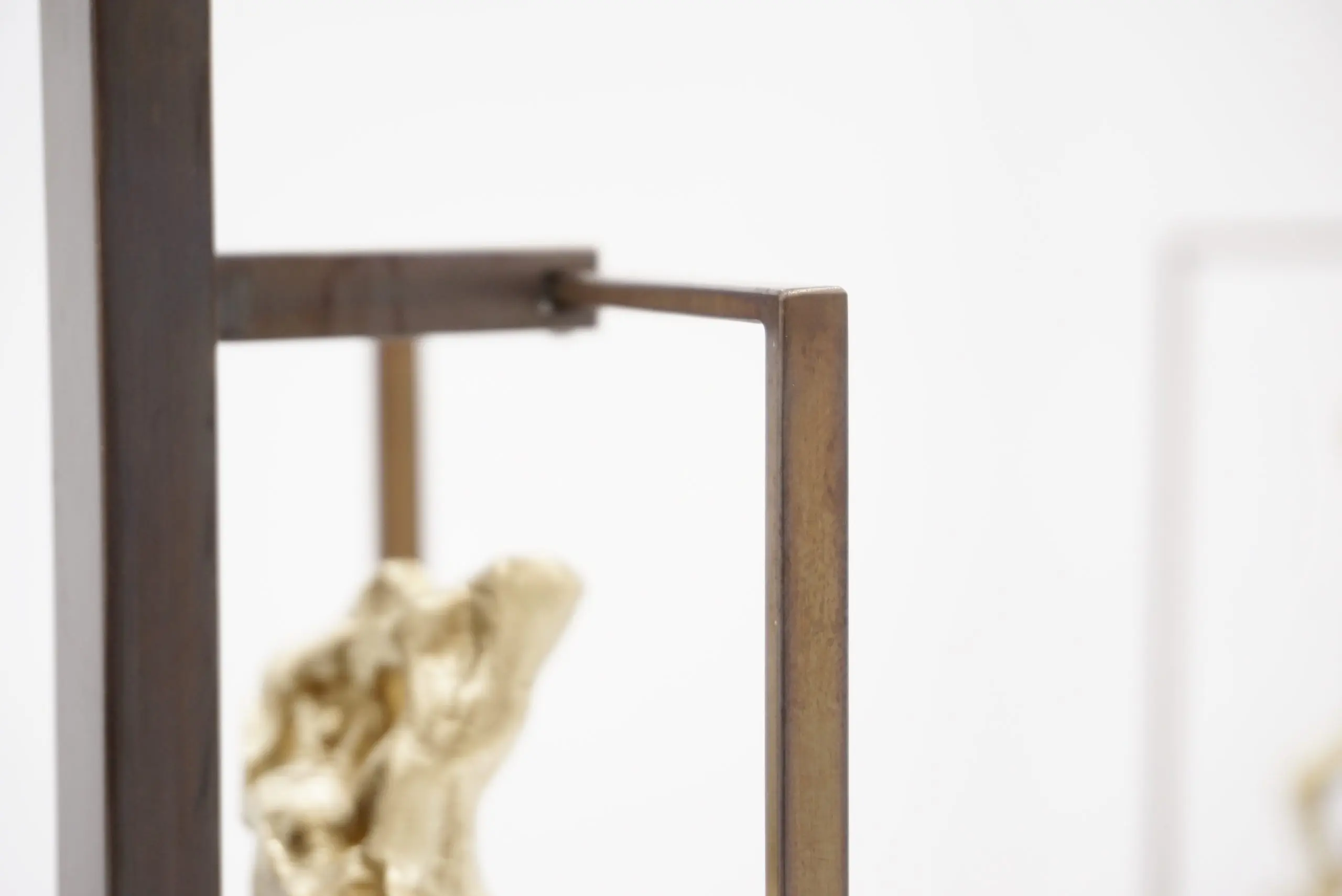 Pair of LUCIO FONTANA sculptures bronze female figures table lamps, 1950-2021 — photo 7