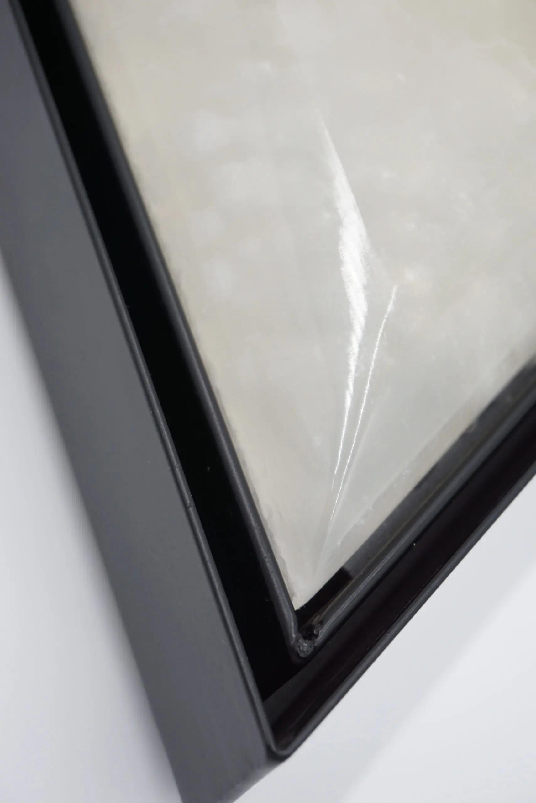 large onyx triangular " Archimede" wall lamp, 2021 — photo 13