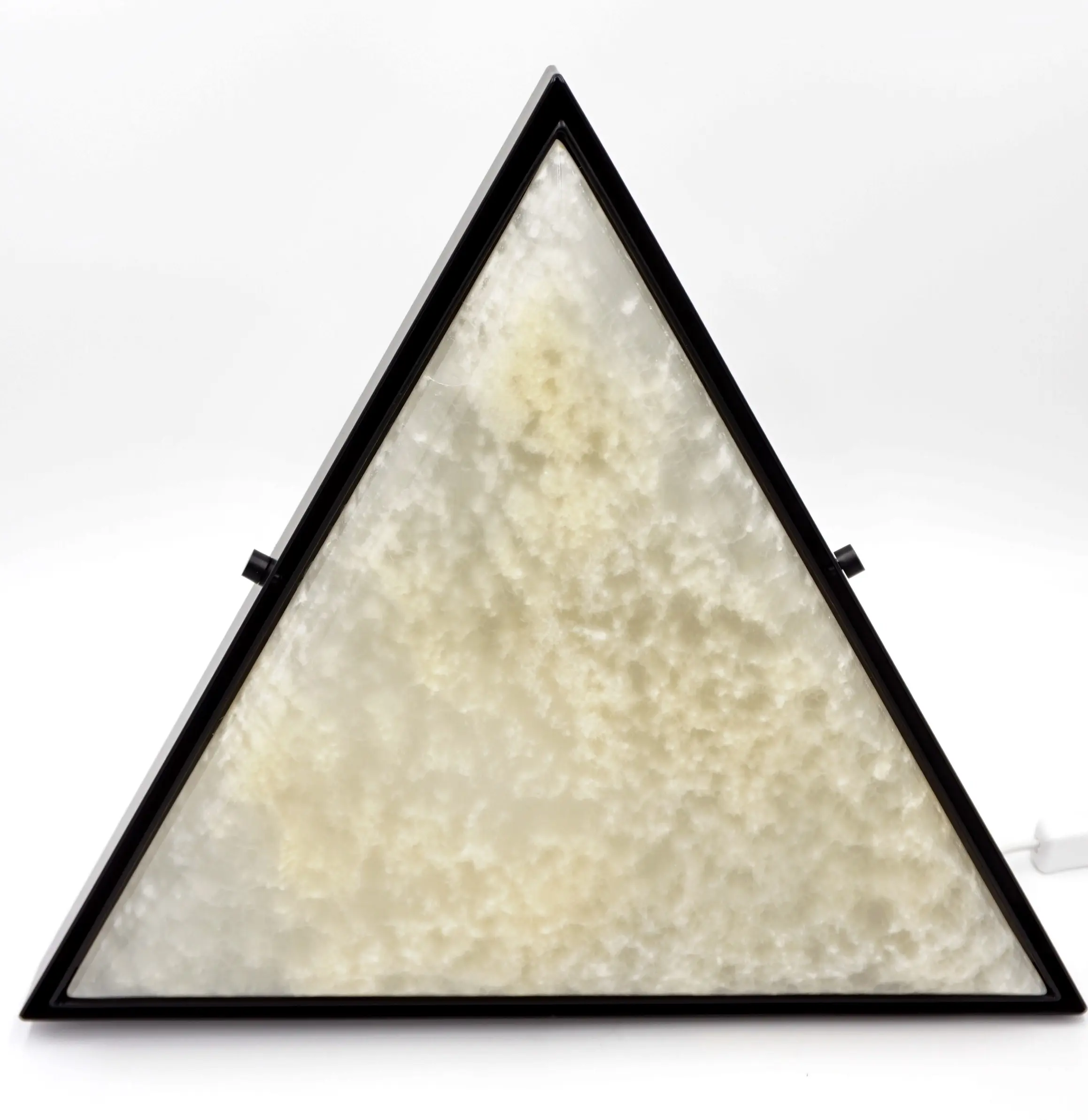 large onyx triangular " Archimede" wall lamp, 2021 — photo 4