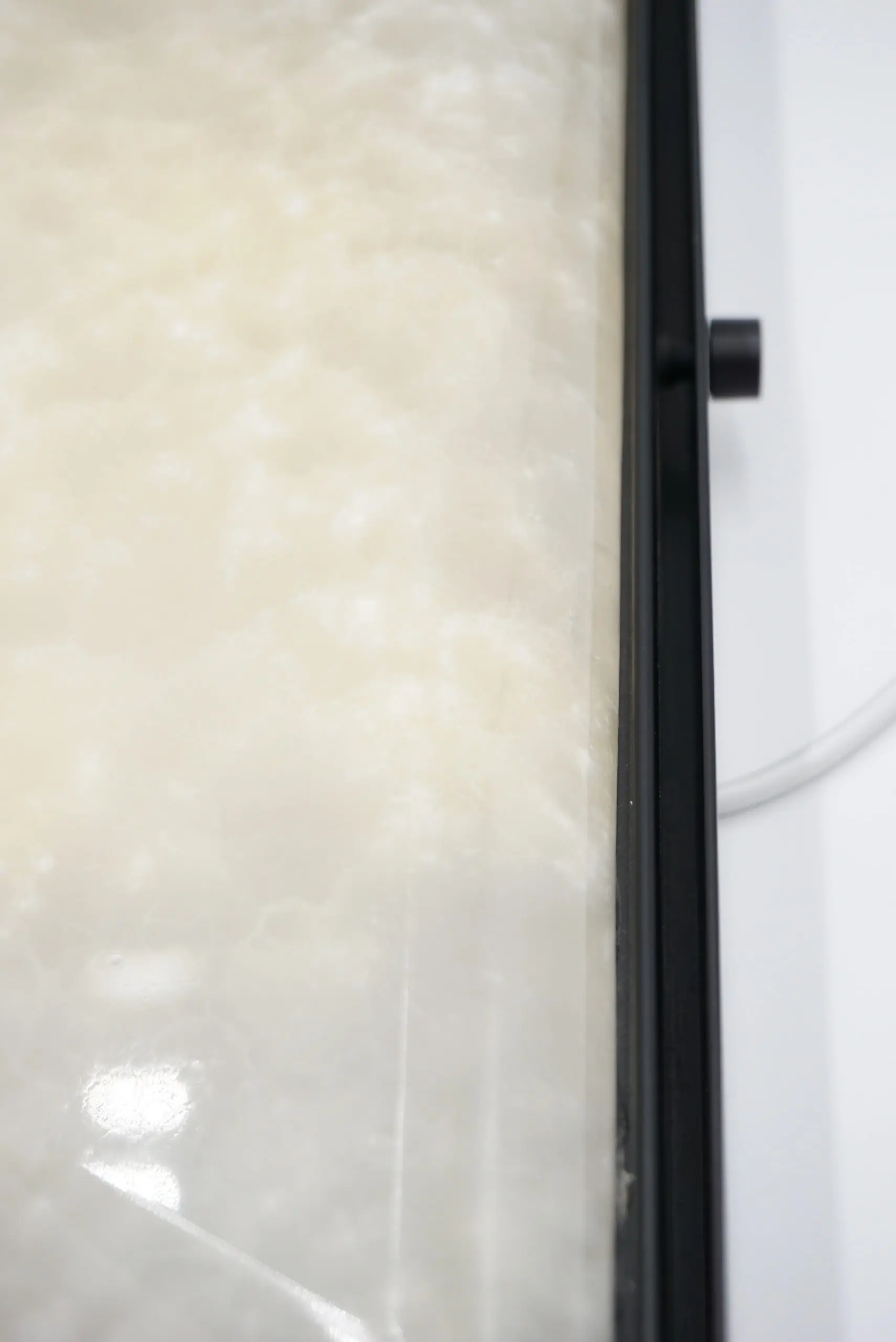 large onyx triangular " Archimede" wall lamp, 2021 — photo 12