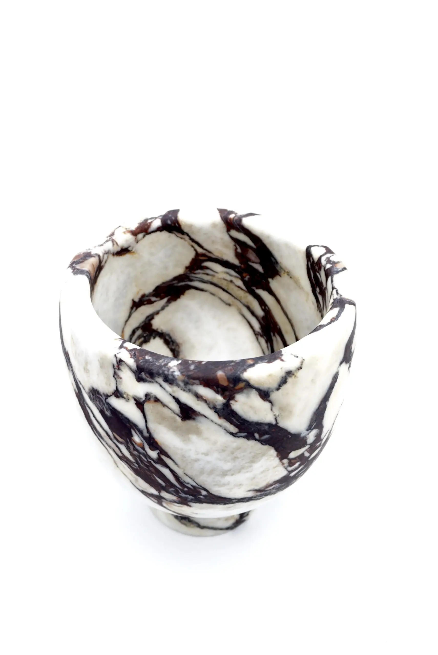 sculptural breccia medicea marble "Pandora" vase by Lorenzo Ciompi, 2021 — photo 10