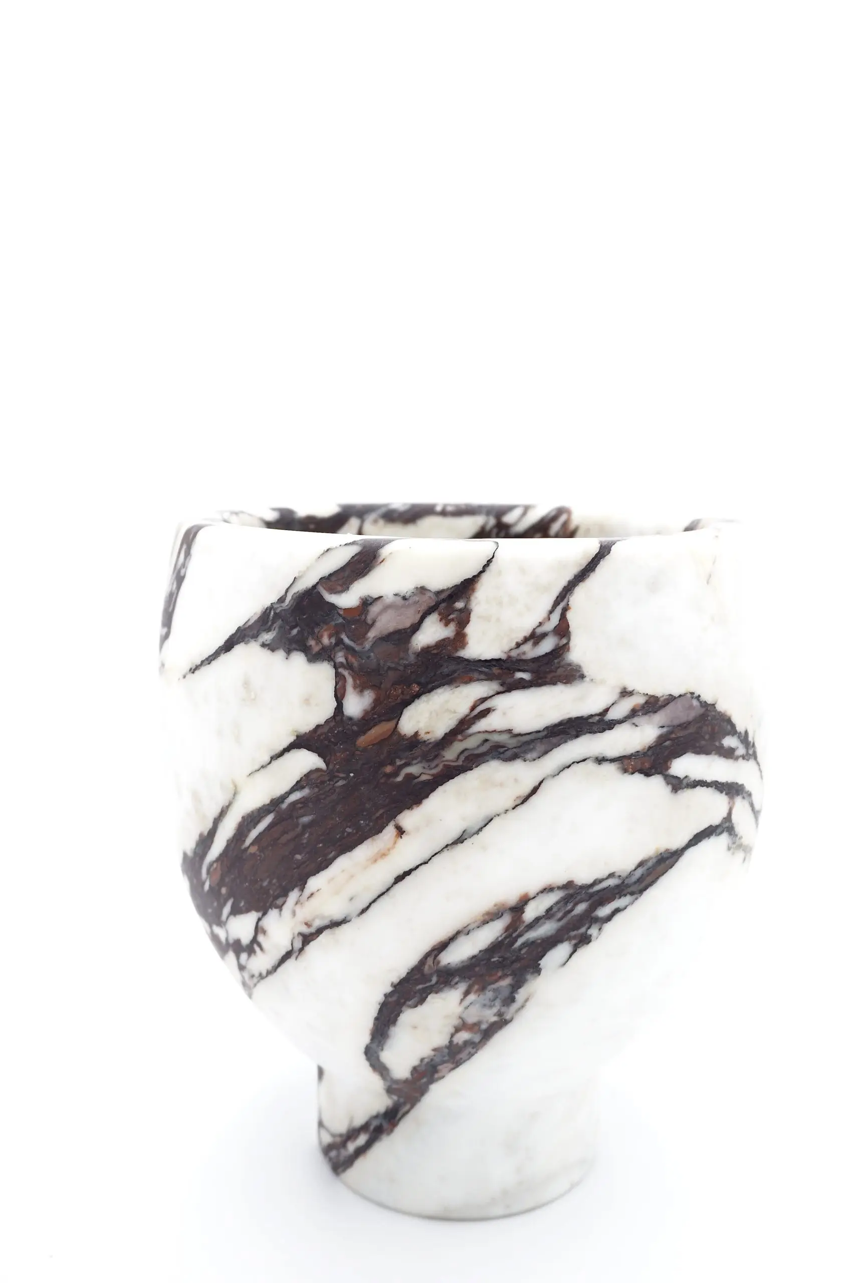 sculptural breccia medicea marble "Pandora" vase by Lorenzo Ciompi, 2021 — photo 12