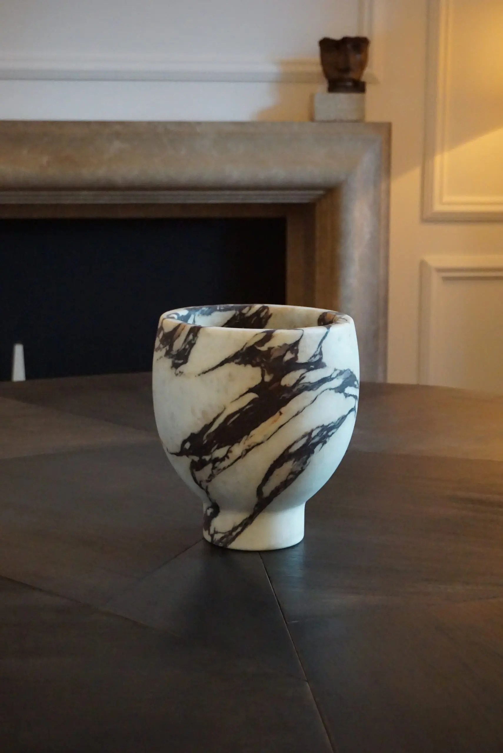 sculptural breccia medicea marble "Pandora" vase by Lorenzo Ciompi, 2021 — photo 17