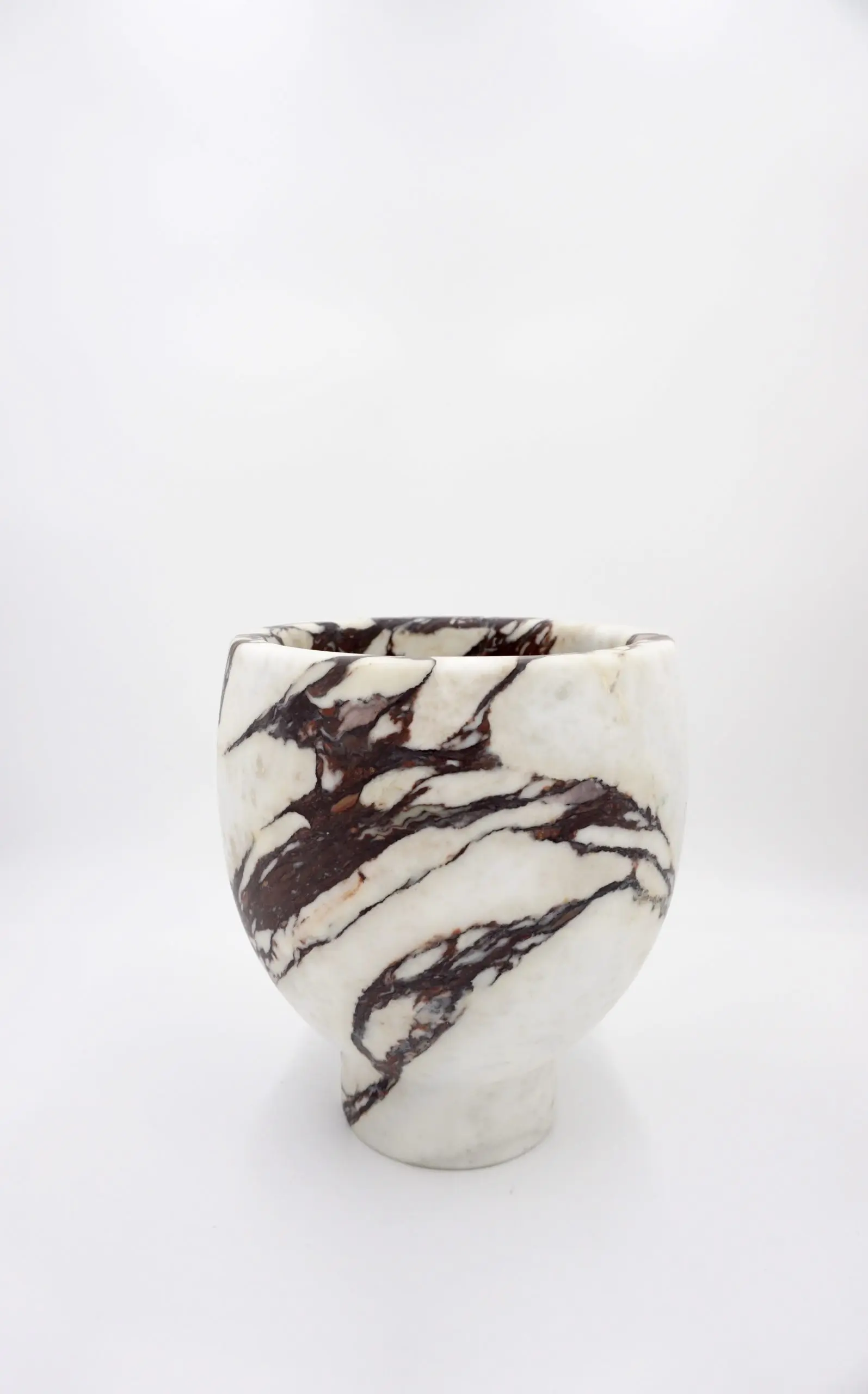 sculptural breccia medicea marble "Pandora" vase by Lorenzo Ciompi, 2021 — image 3