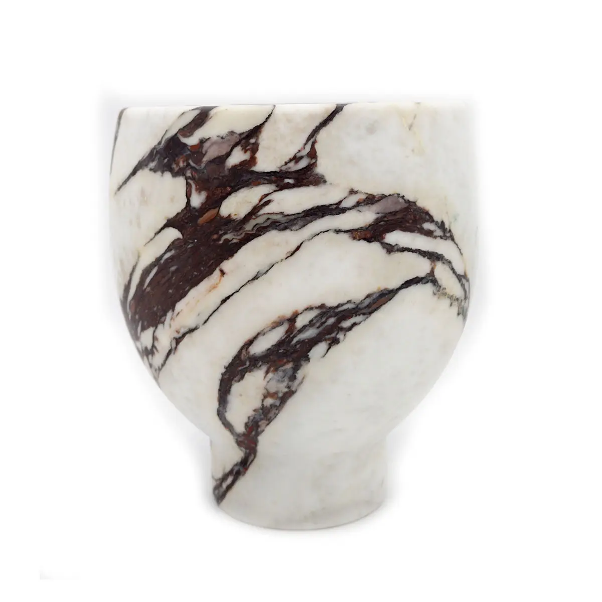 sculptural breccia medicea marble "Pandora" vase by Lorenzo Ciompi, 2021 — Lorenzo Ciompi
