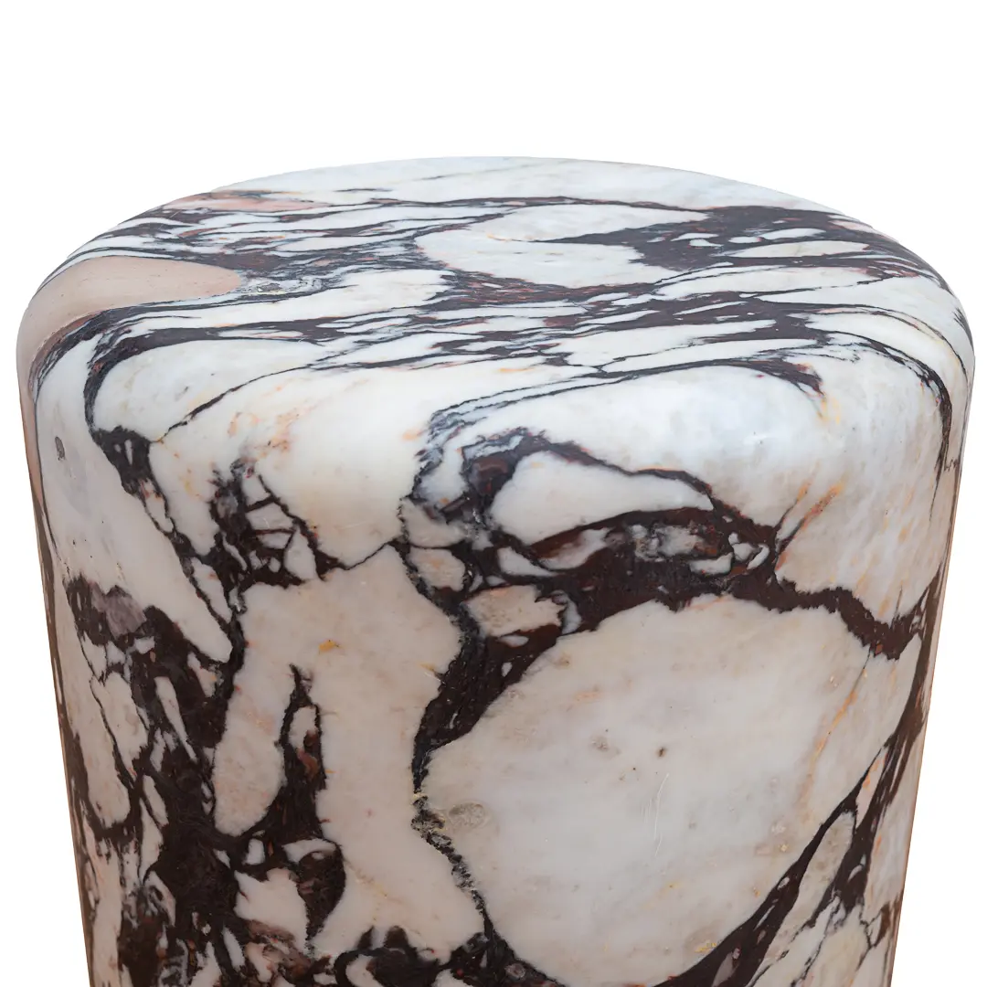 Sculptural breccia medicea marble stool "Throne of Dioniso" by Lorenzo Ciompi — photo 5