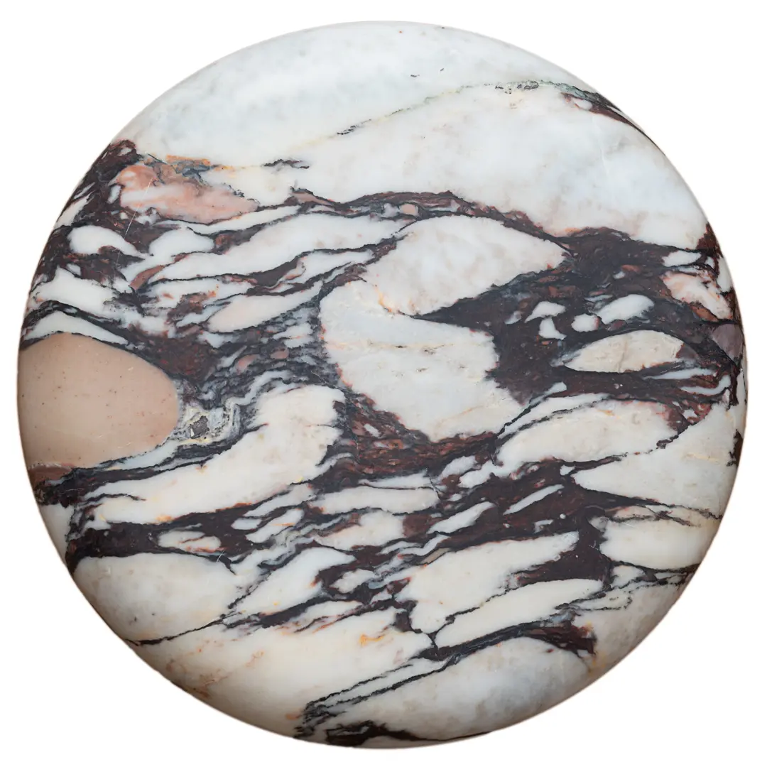 Sculptural breccia medicea marble stool "Throne of Dioniso" by Lorenzo Ciompi — photo 6