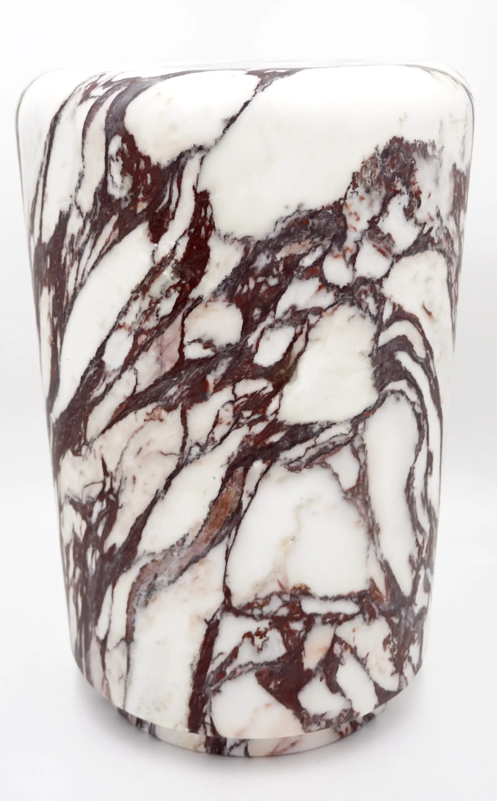 Sculptural breccia medicea marble stool "Throne of Dioniso" by Lorenzo Ciompi — photo 5