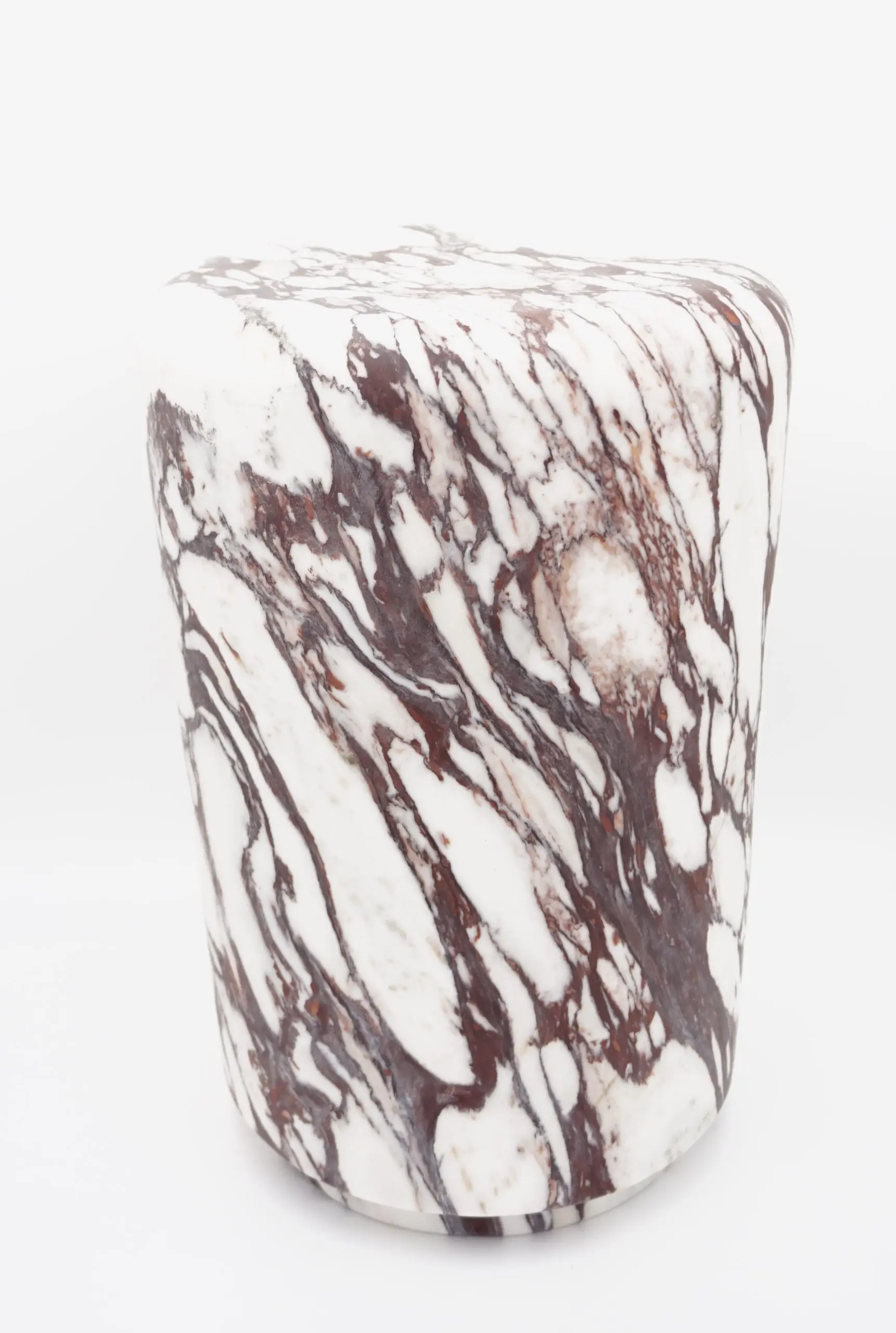 Sculptural breccia medicea marble stool "Throne of Dioniso" by Lorenzo Ciompi — image 2