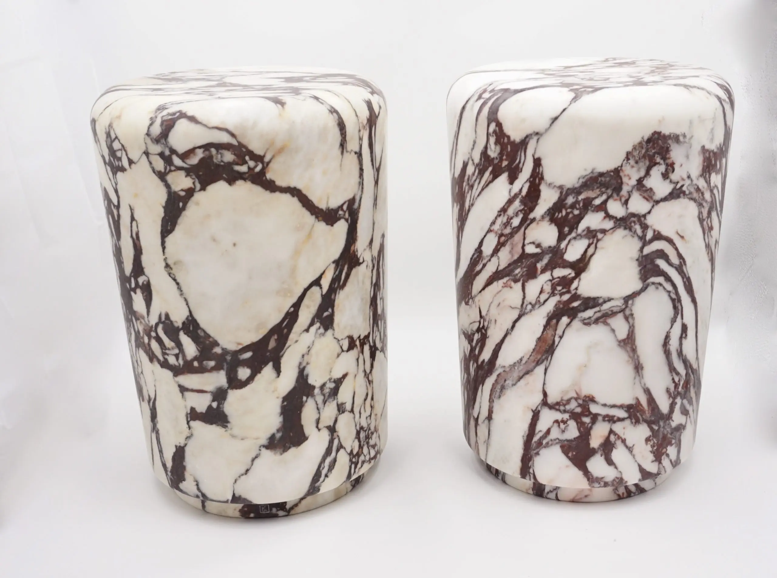 Sculptural breccia medicea marble stool "Throne of Dioniso" by Lorenzo Ciompi — photo 13