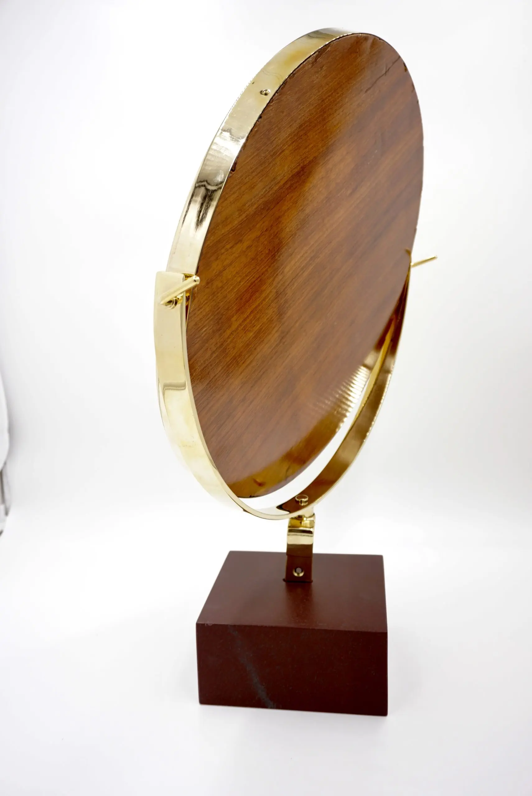 Gio Ponti Vanity Mirror "Fontana Arte" on red Laguna Marble Block, 1955 — photo 6