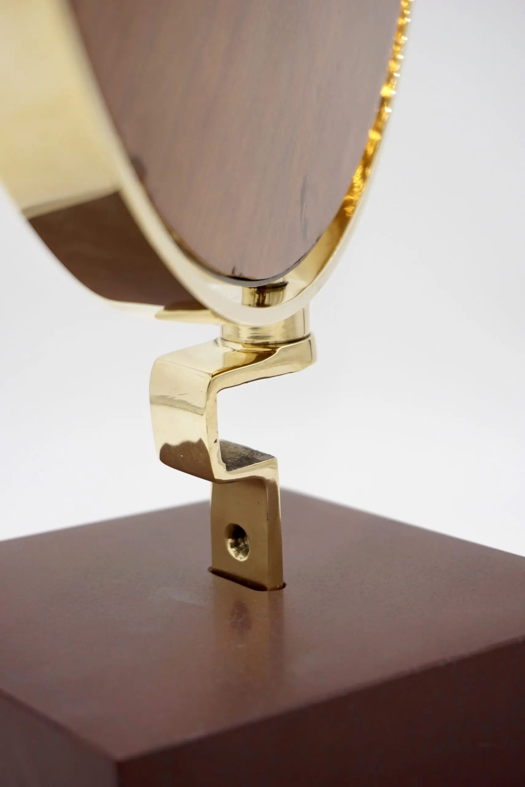 Gio Ponti Vanity Mirror "Fontana Arte" on red Laguna Marble Block, 1955 — photo 12