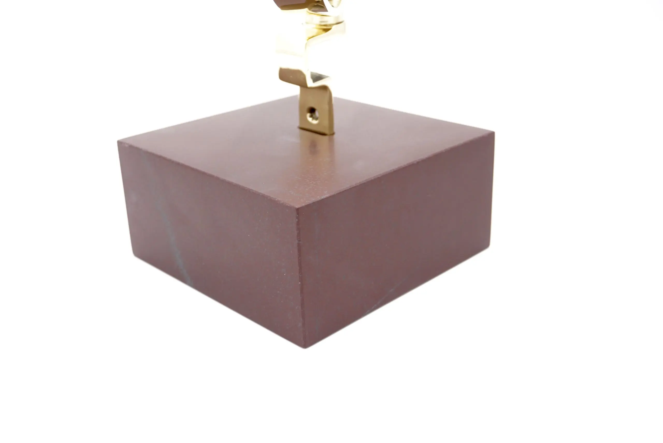 Gio Ponti Vanity Mirror "Fontana Arte" on red Laguna Marble Block, 1955 — photo 13