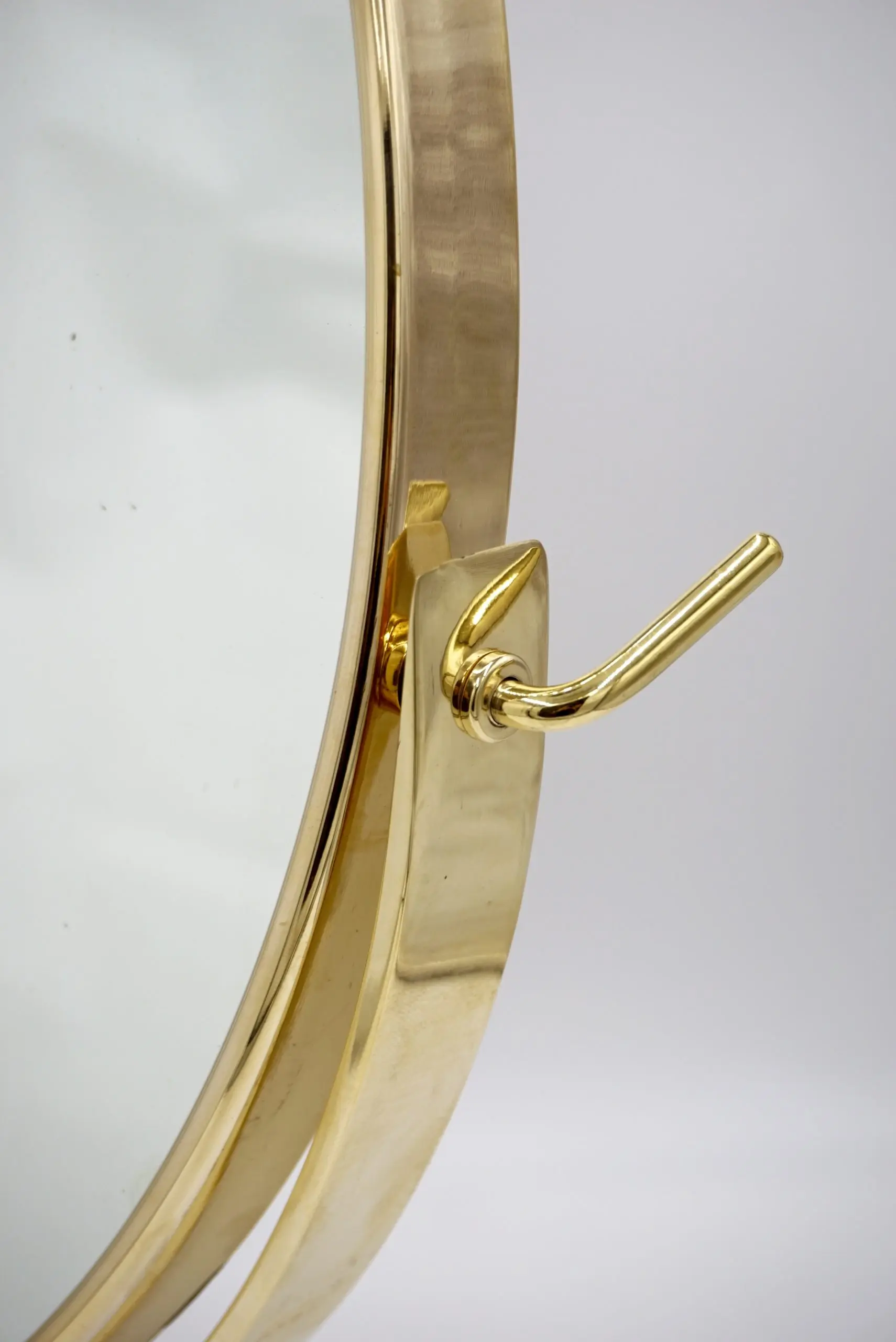 Gio Ponti Vanity Mirror "Fontana Arte" on red Laguna Marble Block, 1955 — photo 8