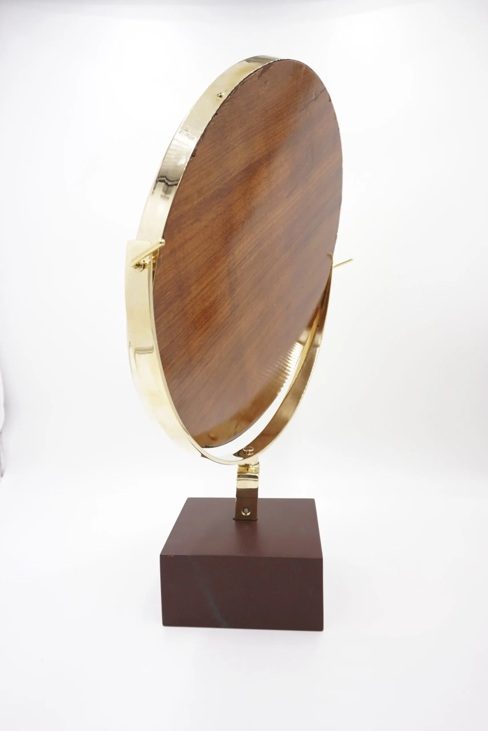 Gio Ponti Vanity Mirror "Fontana Arte" on red Laguna Marble Block, 1955 — photo 7