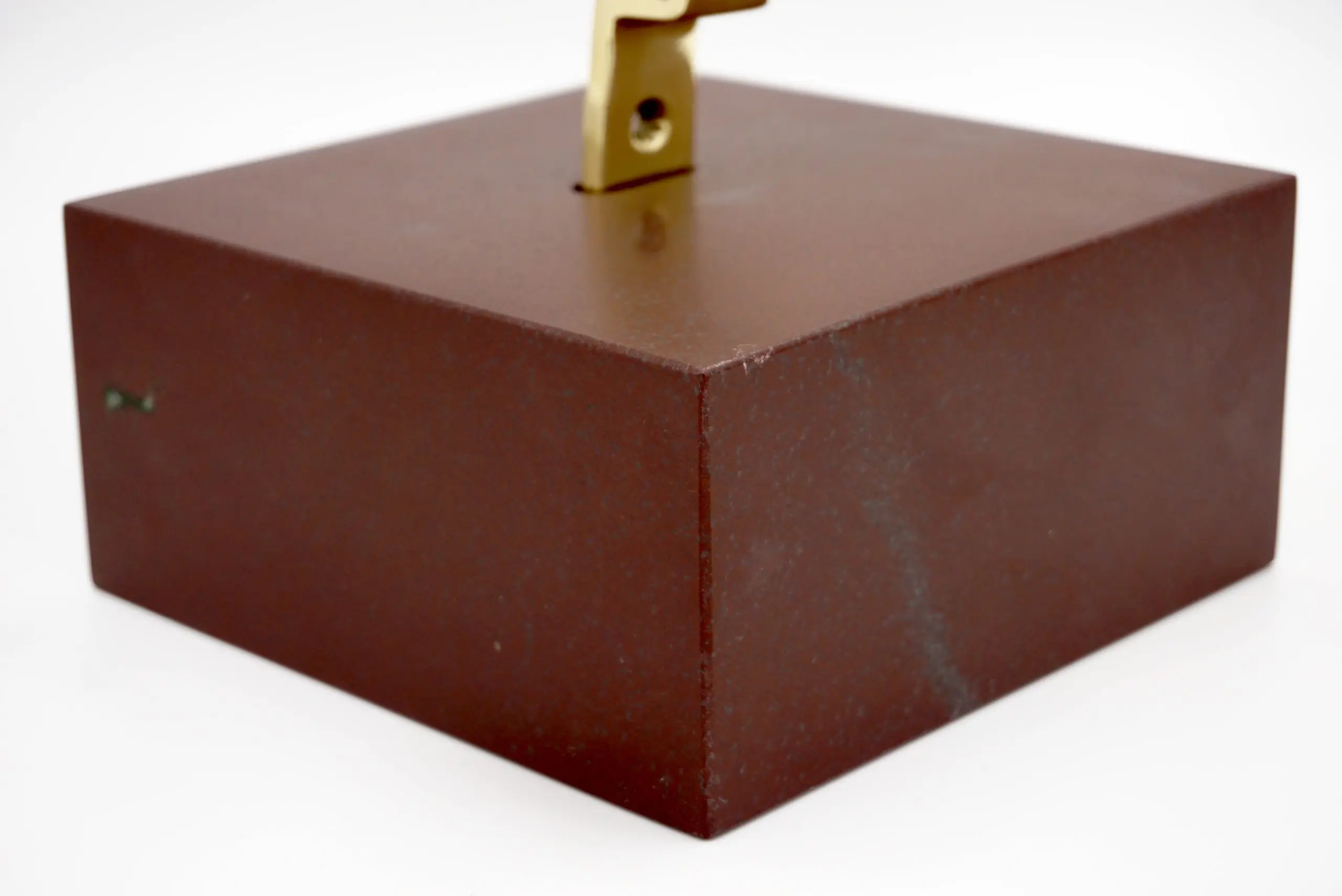 Gio Ponti Vanity Mirror "Fontana Arte" on red Laguna Marble Block, 1955 — photo 15
