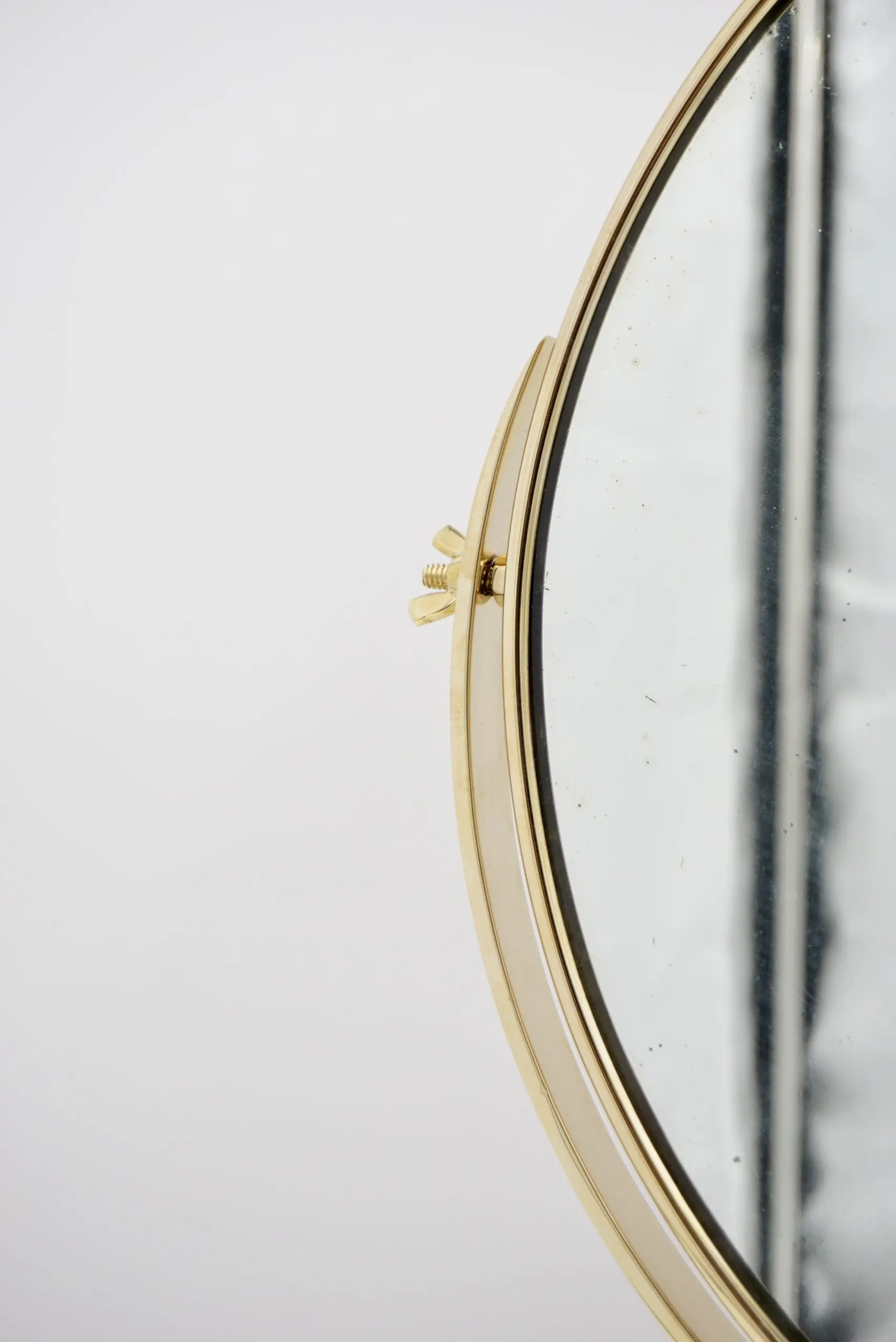 Gio Ponti Vanity Mirror "Fontana Arte" on Black Marquinha Marble Block, 1955 — photo 11