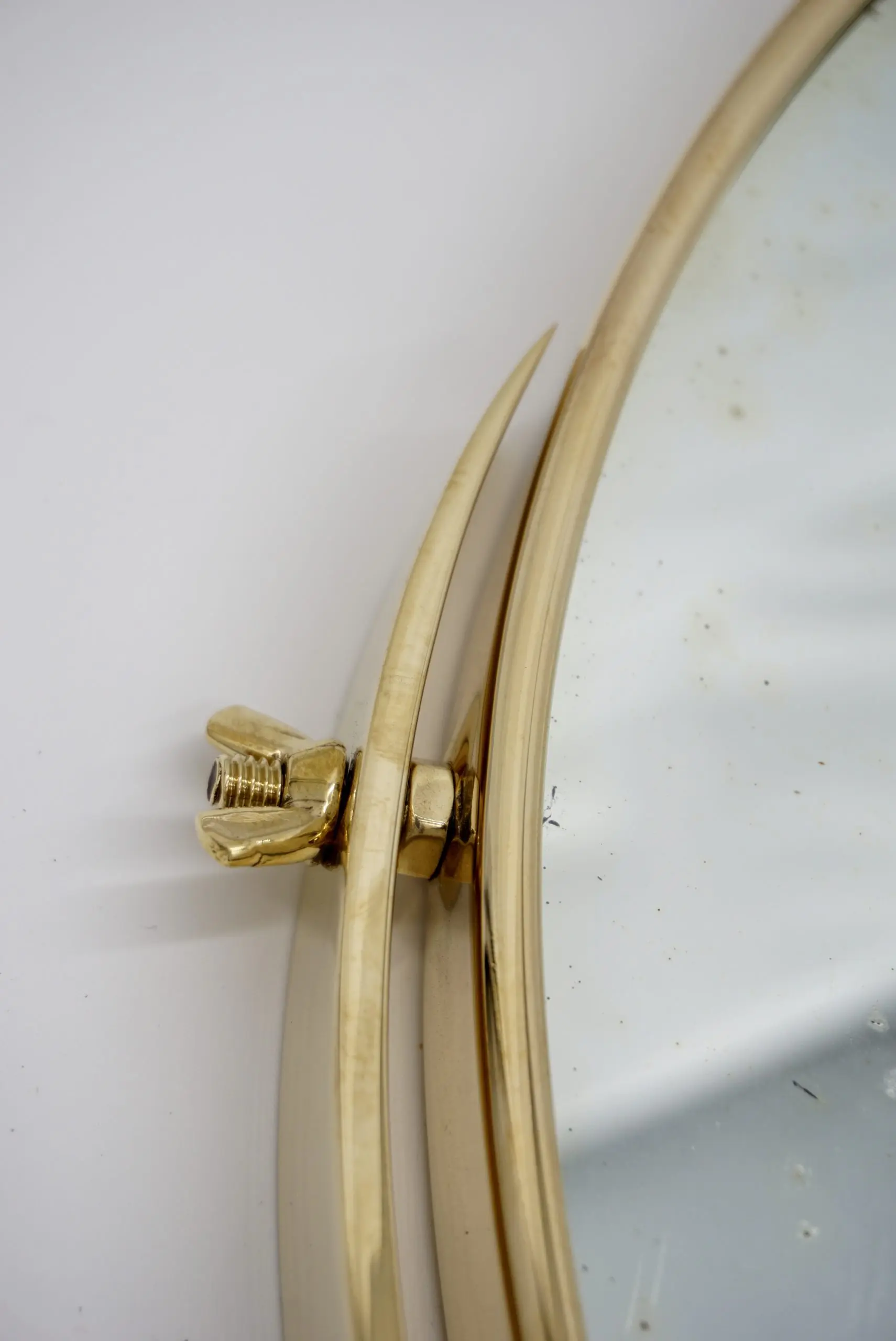 Gio Ponti Vanity Mirror "Fontana Arte" on Black Marquinha Marble Block, 1955 — photo 16