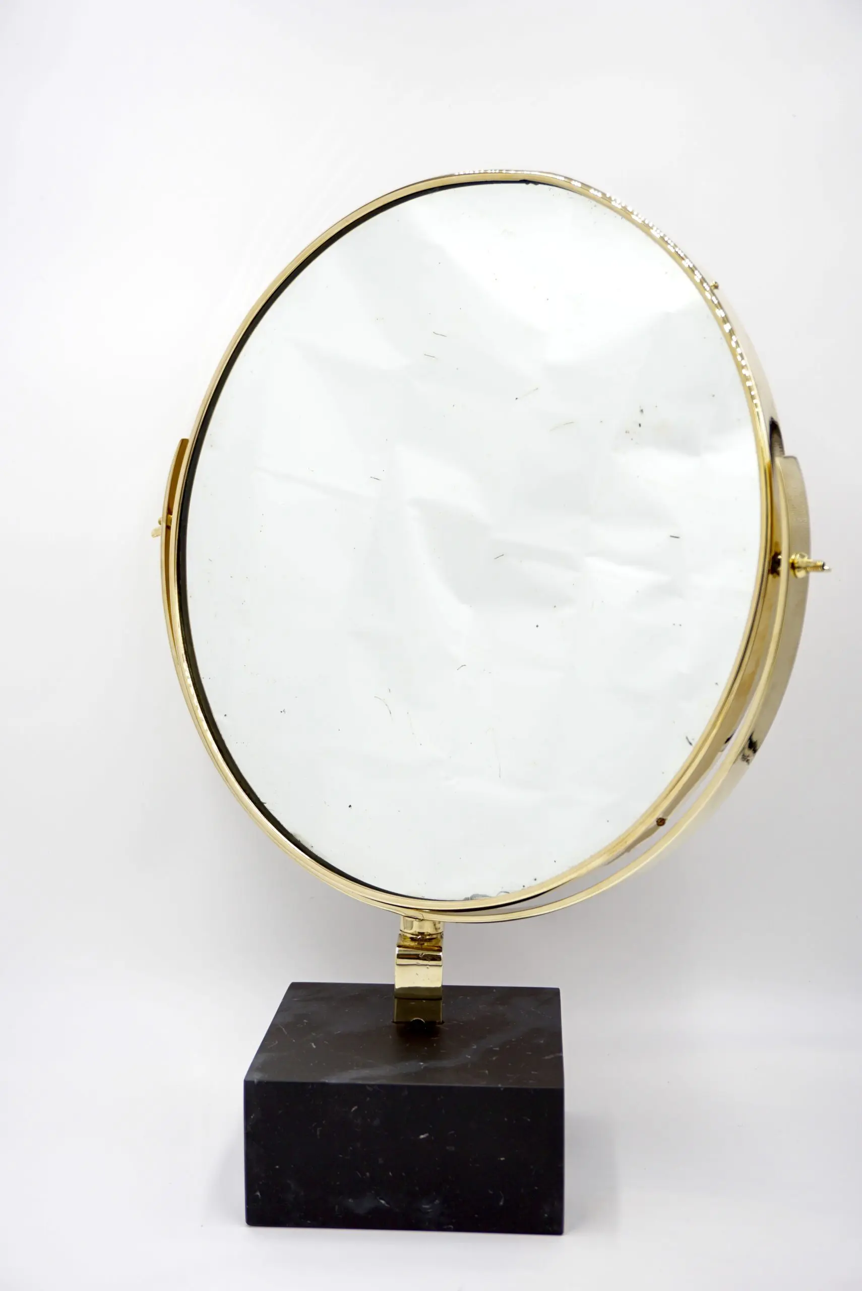 Gio Ponti Vanity Mirror "Fontana Arte" on Black Marquinha Marble Block, 1955 — photo 5