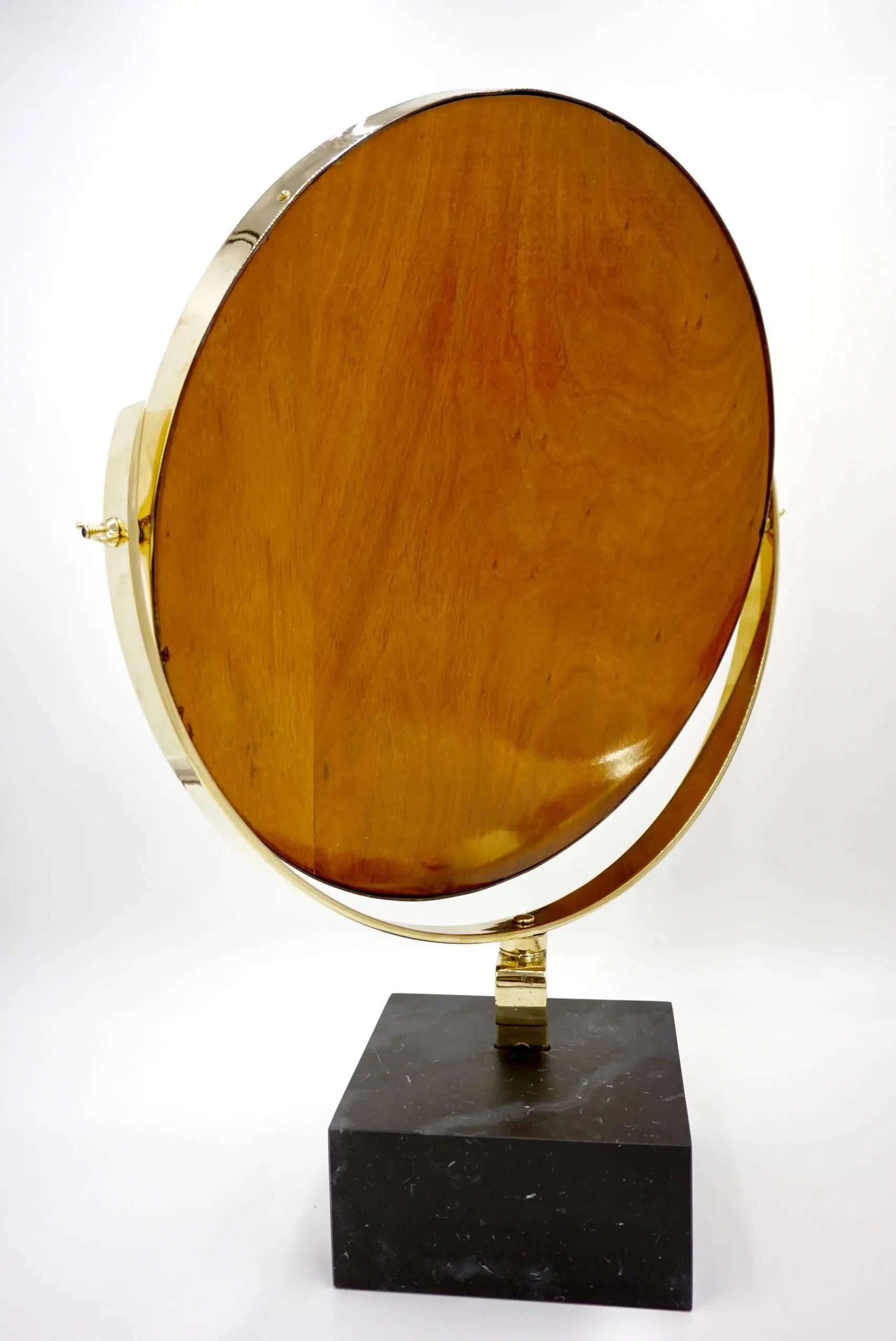 Gio Ponti Vanity Mirror "Fontana Arte" on Black Marquinha Marble Block, 1955 — photo 7