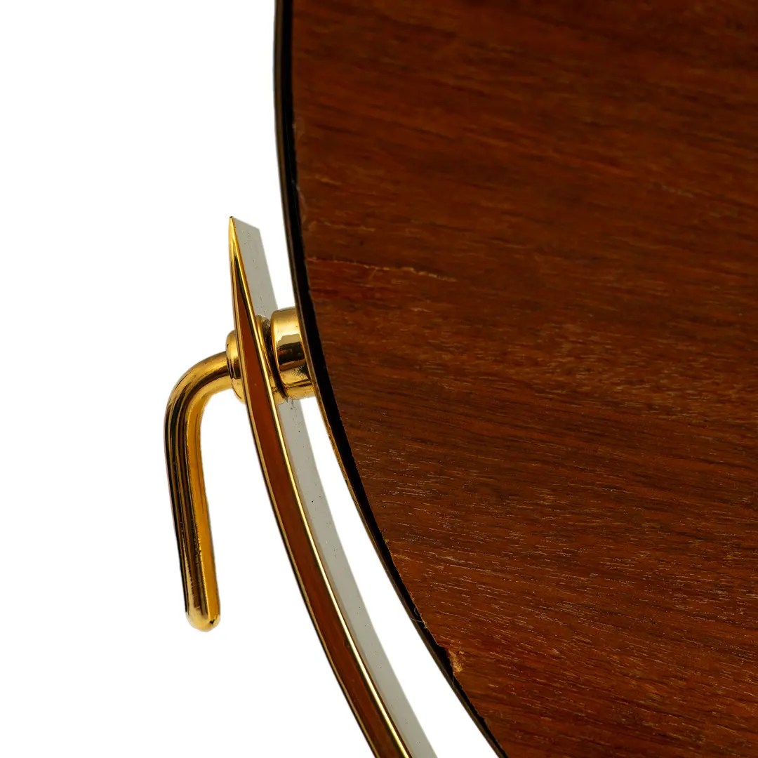 Gio Ponti Vanity Mirror "Fontana Arte" on Portoro  Marble Block, 1955 — photo 4