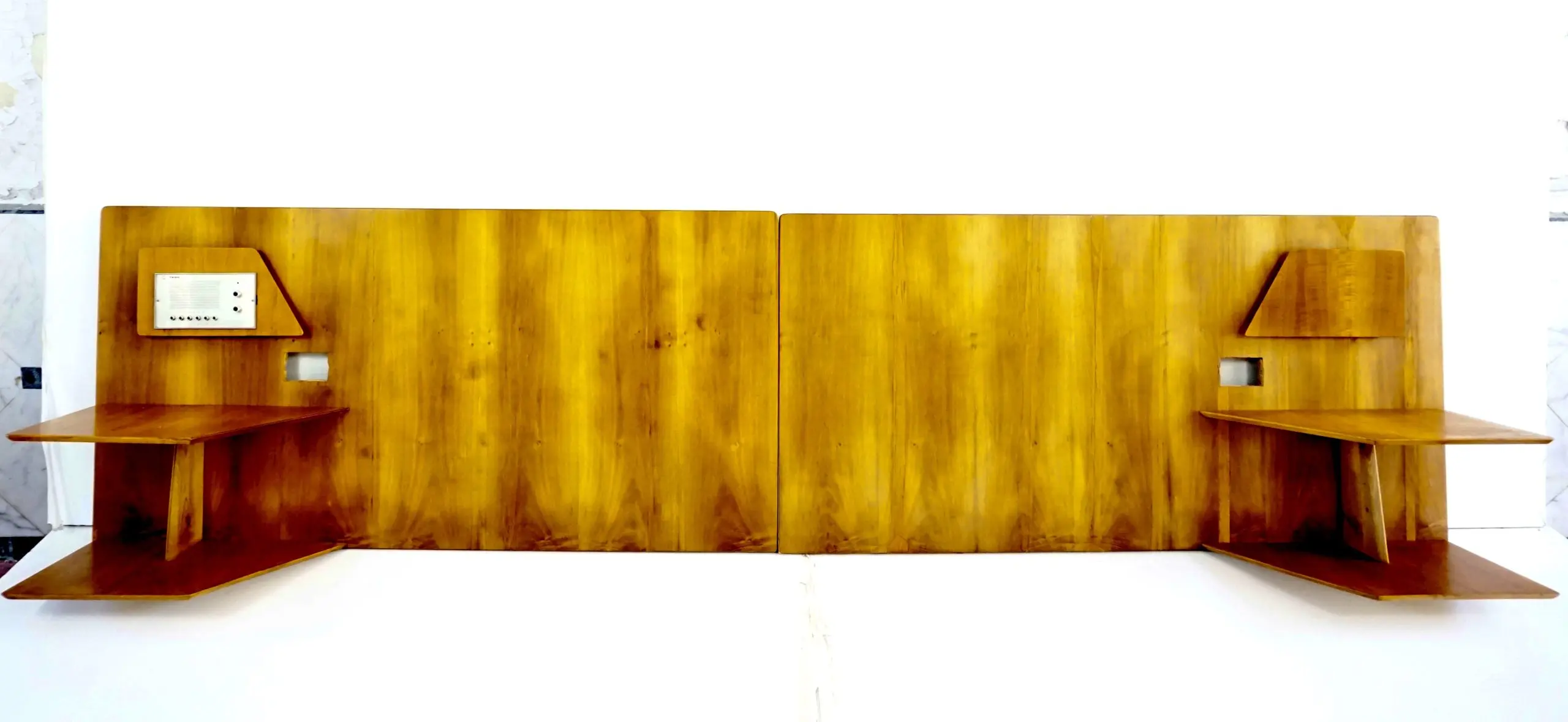 Gio Ponti, Pair of Fine Cherrywood Headboards from Hotel Royal Naples, 1955 — photo 20