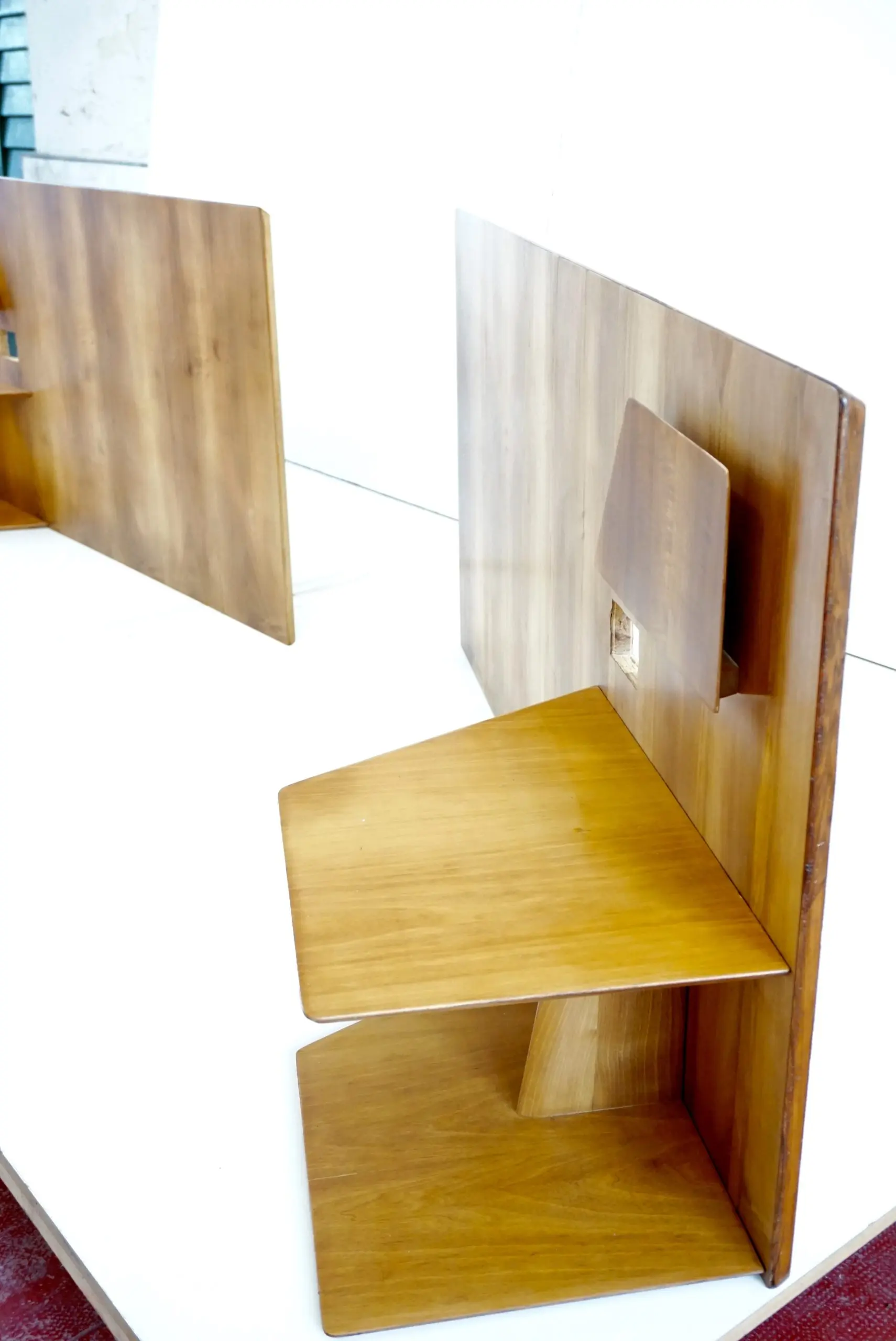 Gio Ponti, Pair of Fine Cherrywood Headboards from Hotel Royal Naples, 1955 — photo 31