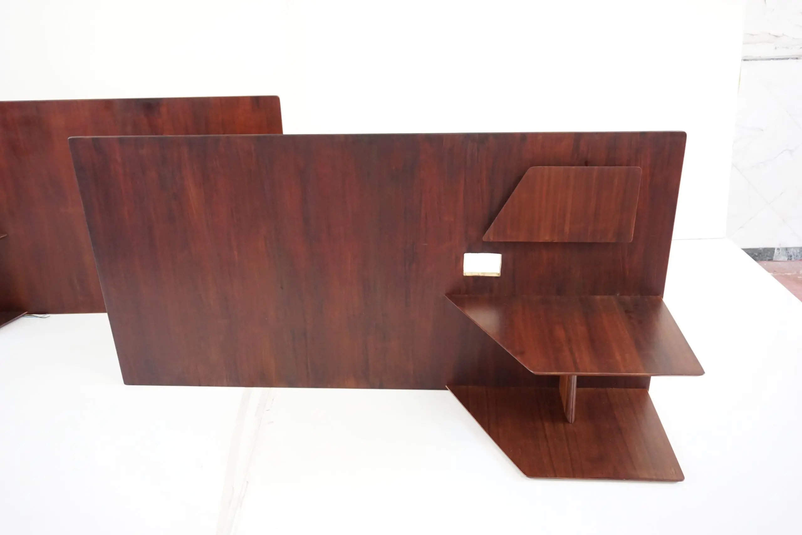 Gio Ponti, Pair of  walnut  Headboards from Hotel Royal Naples, 1955 — photo 24