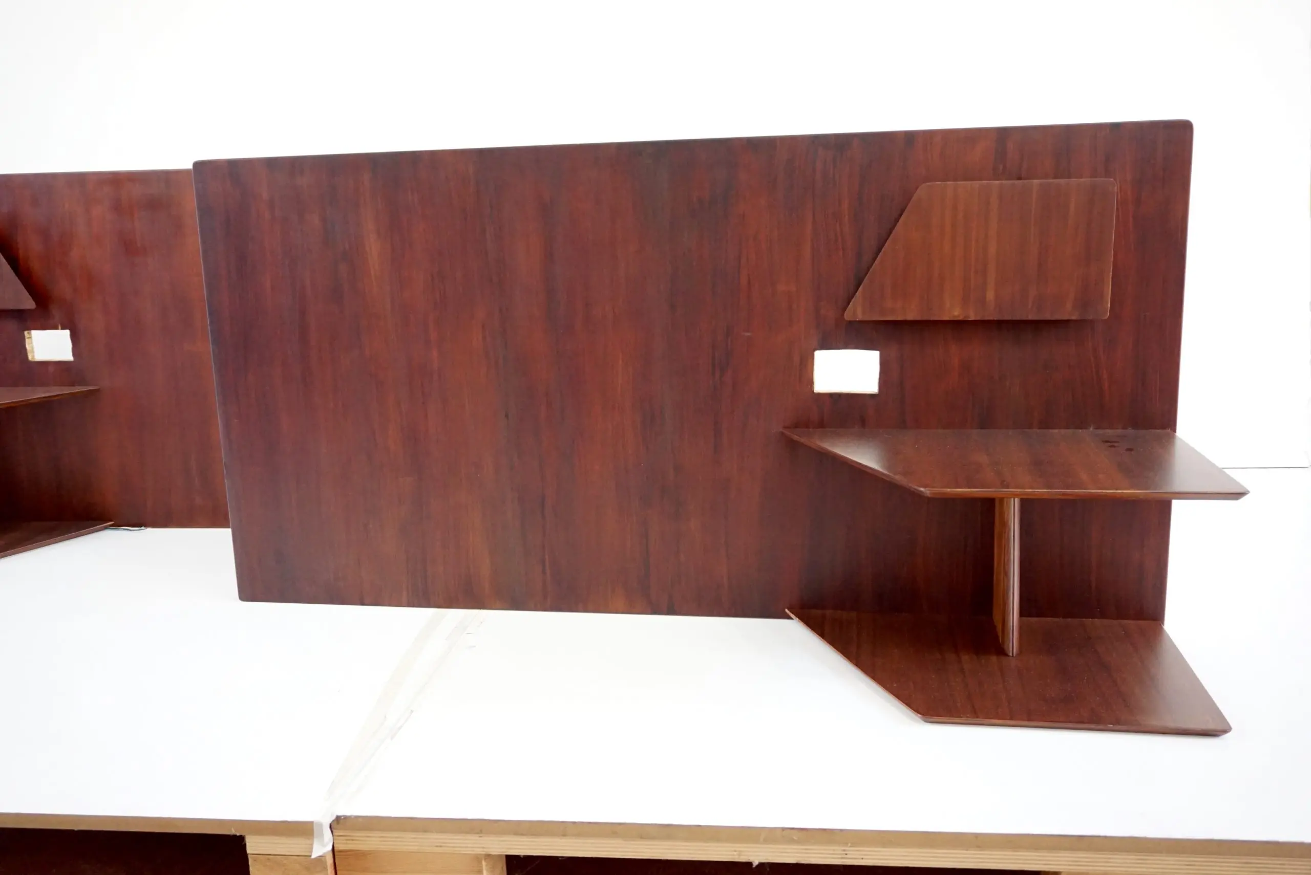 Gio Ponti, Pair of  walnut  Headboards from Hotel Royal Naples, 1955 — photo 20