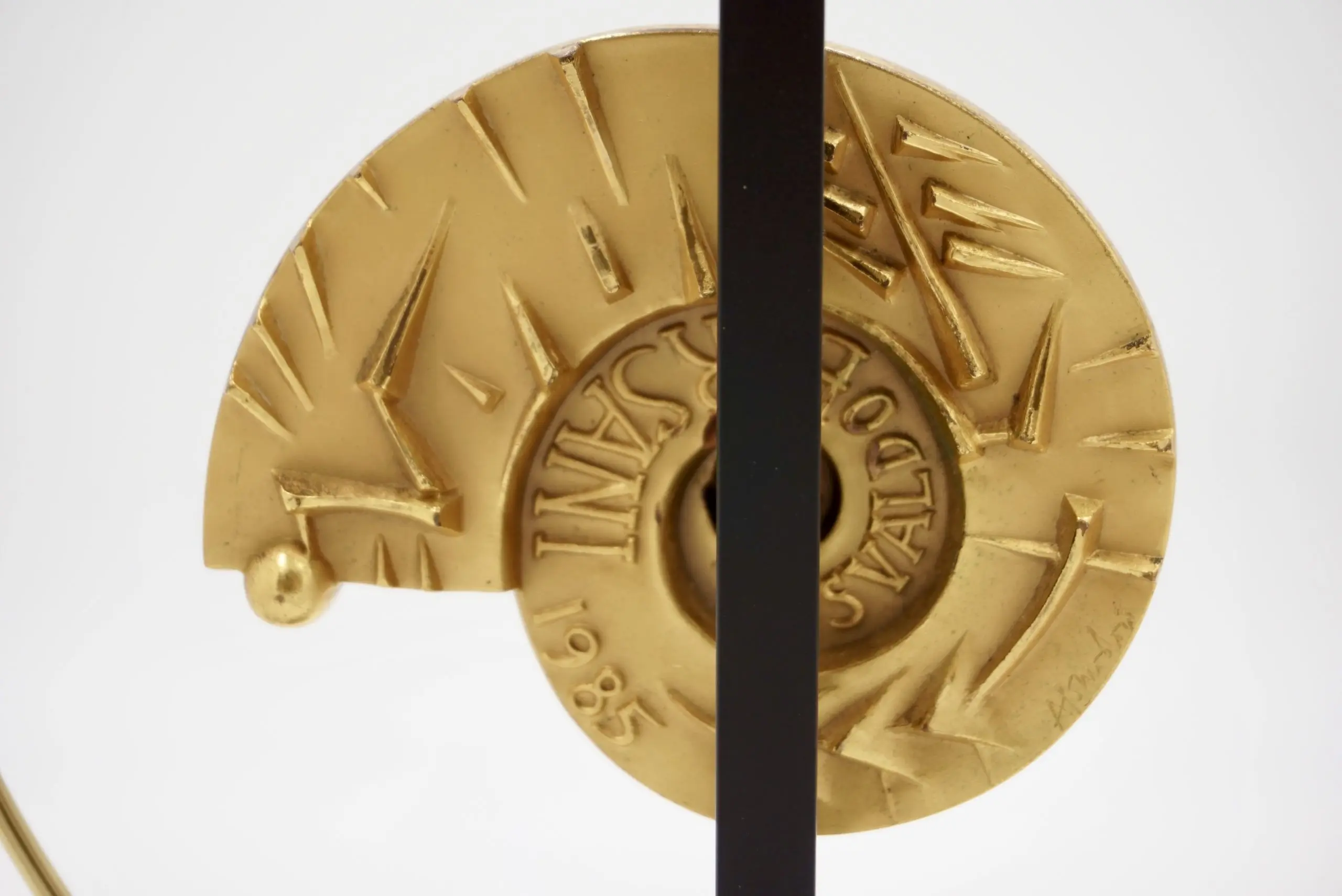 Arnaldo Pomodoro Bronze Sculpture for Borsani,Fixed on a Table Lamp,1985-2021 — photo 8