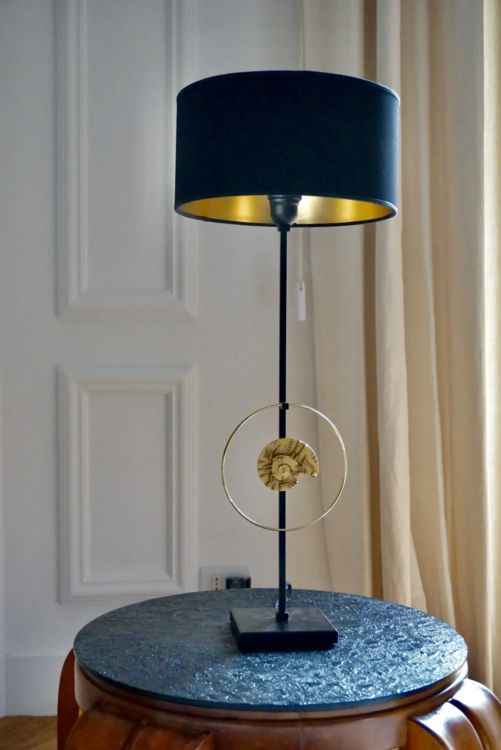 Arnaldo Pomodoro Bronze Sculpture for Borsani,Fixed on a Table Lamp,1985-2021 — photo 9