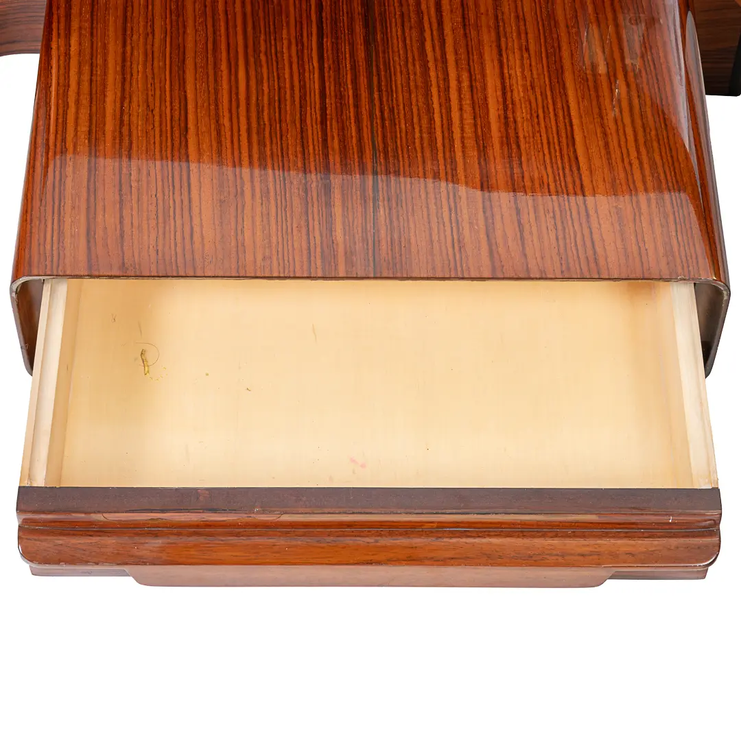 pair of unique rosewood hanging Cavatorta bedside tables, adjustable shelfs 1950 — photo 8
