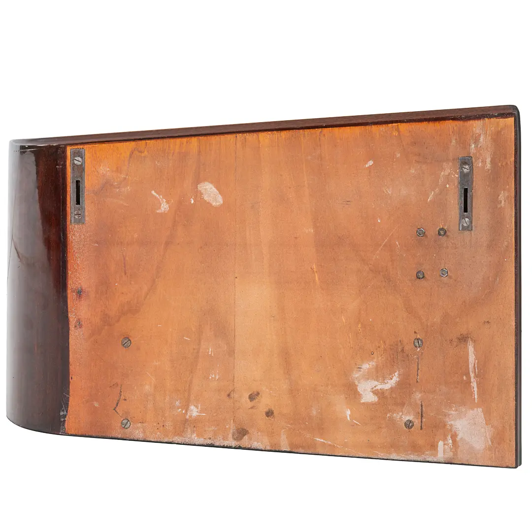 pair of unique rosewood hanging Cavatorta bedside tables, adjustable shelfs 1950 — photo 22