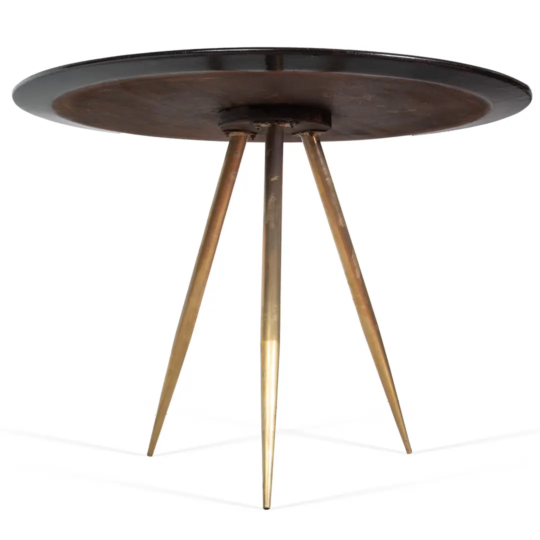 extraordinary rare Carlo de Carli three feet round gueridon center table,1946 — photo 5
