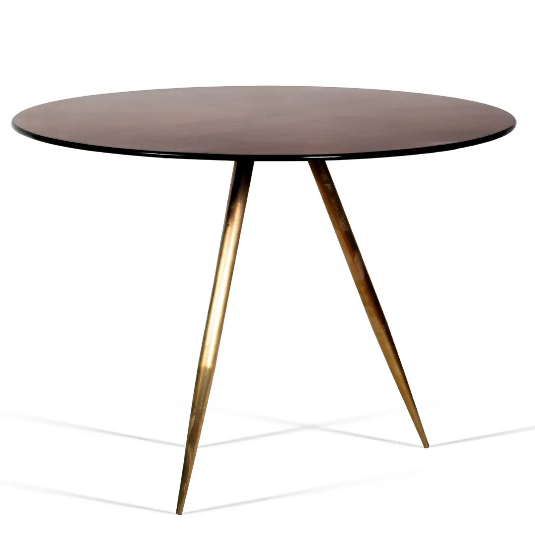 extraordinary rare Carlo de Carli three feet round gueridon center table,1946 — photo 4