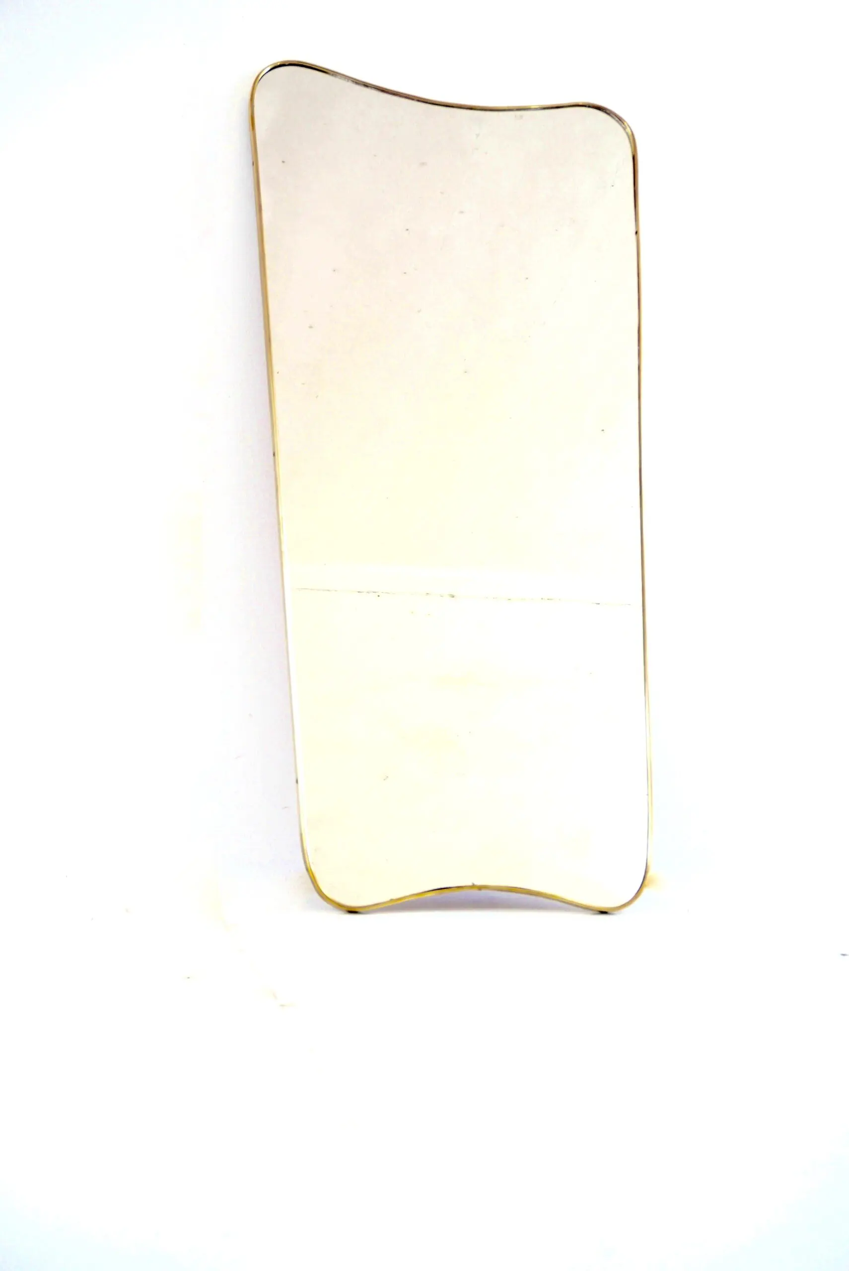 large Gio Ponti wall mirror from Hotel Bristol Merano by Fontana Arte , 1950 — image 3