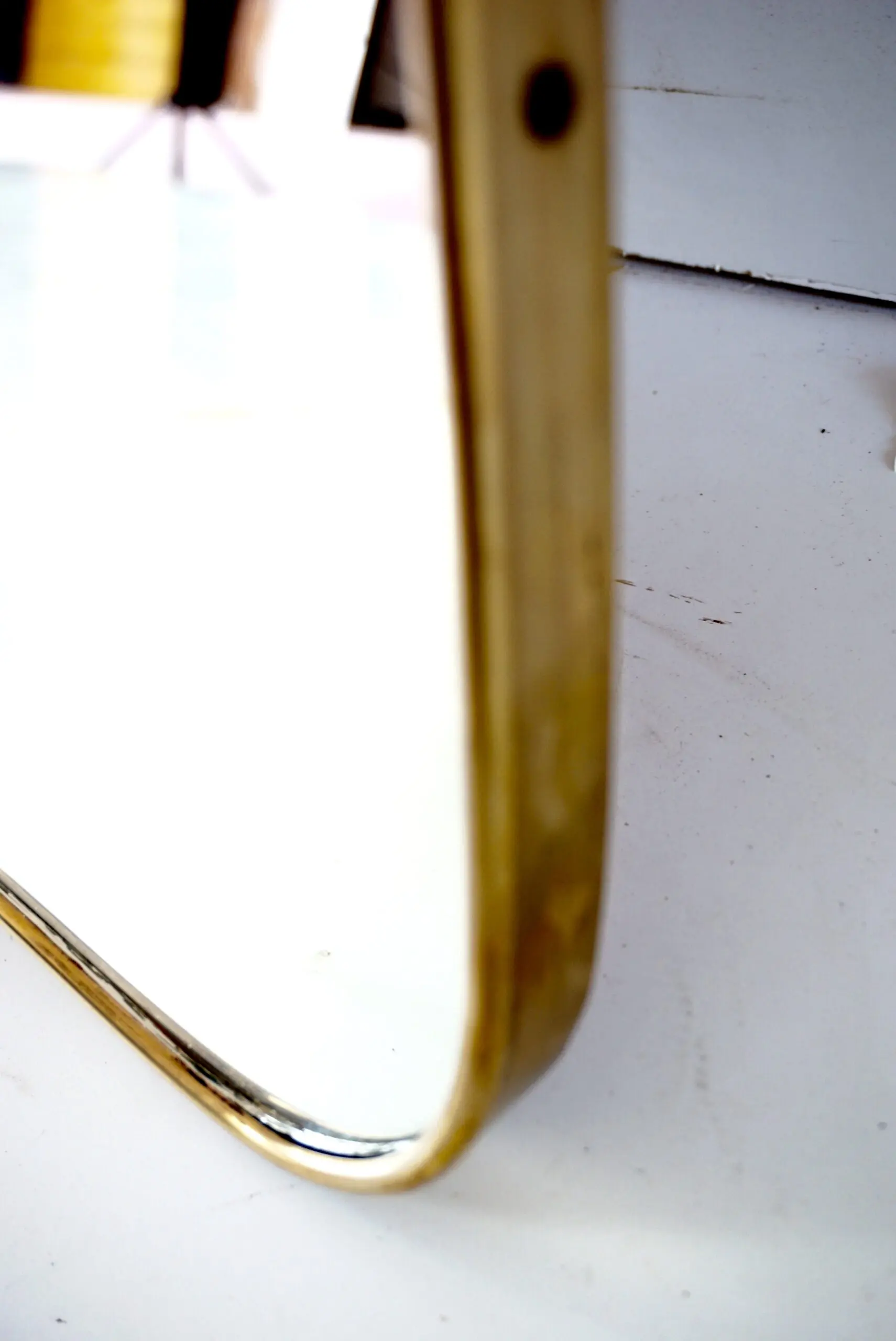 large Gio Ponti wall mirror from Hotel Bristol Merano by Fontana Arte , 1950 — photo 9