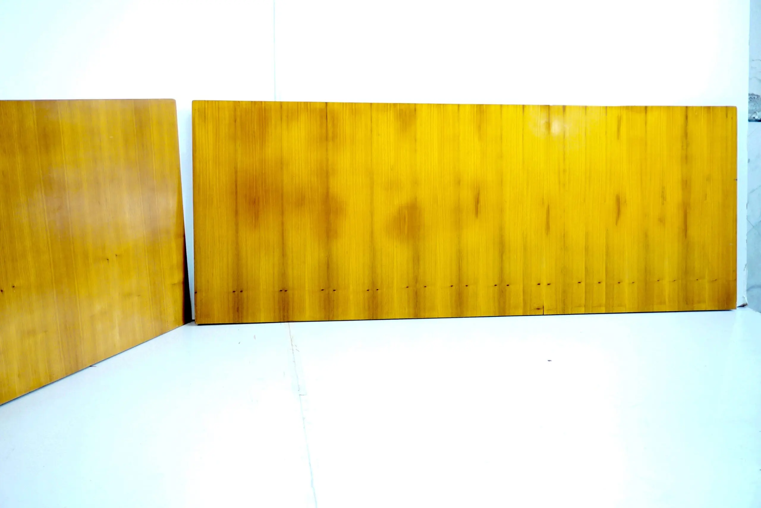 pair of large Gio Ponti cherrywood boiserie panels from Hotel Royal, Naples 1955 — photo 4